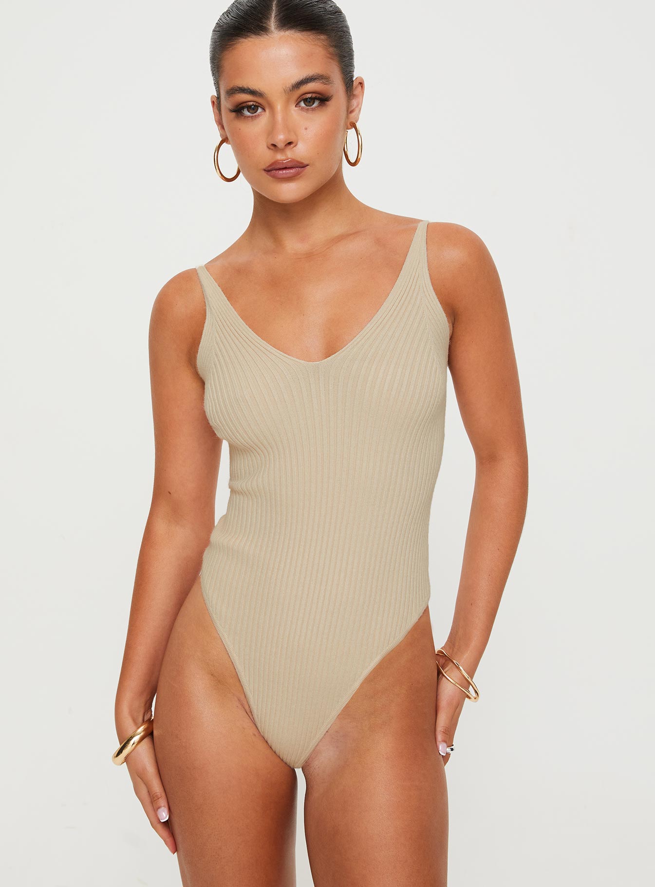 Keenan Bodysuit Beige - Image 7