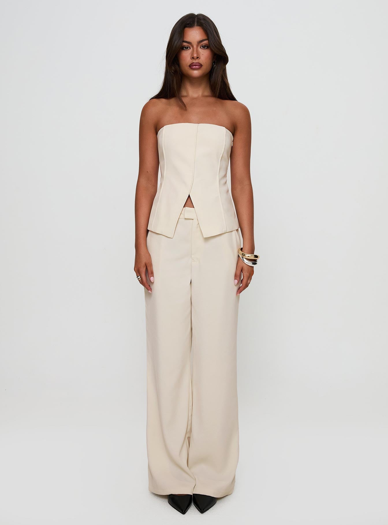 Lavish Living Strapless Top Cream - Image 7