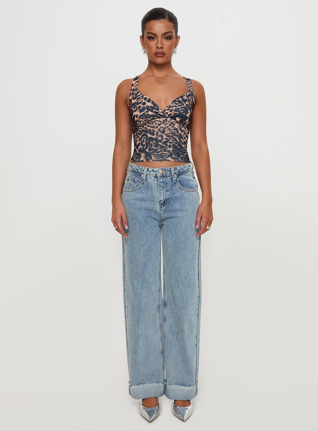 Wandella Tank Brown Leopard - Image 10