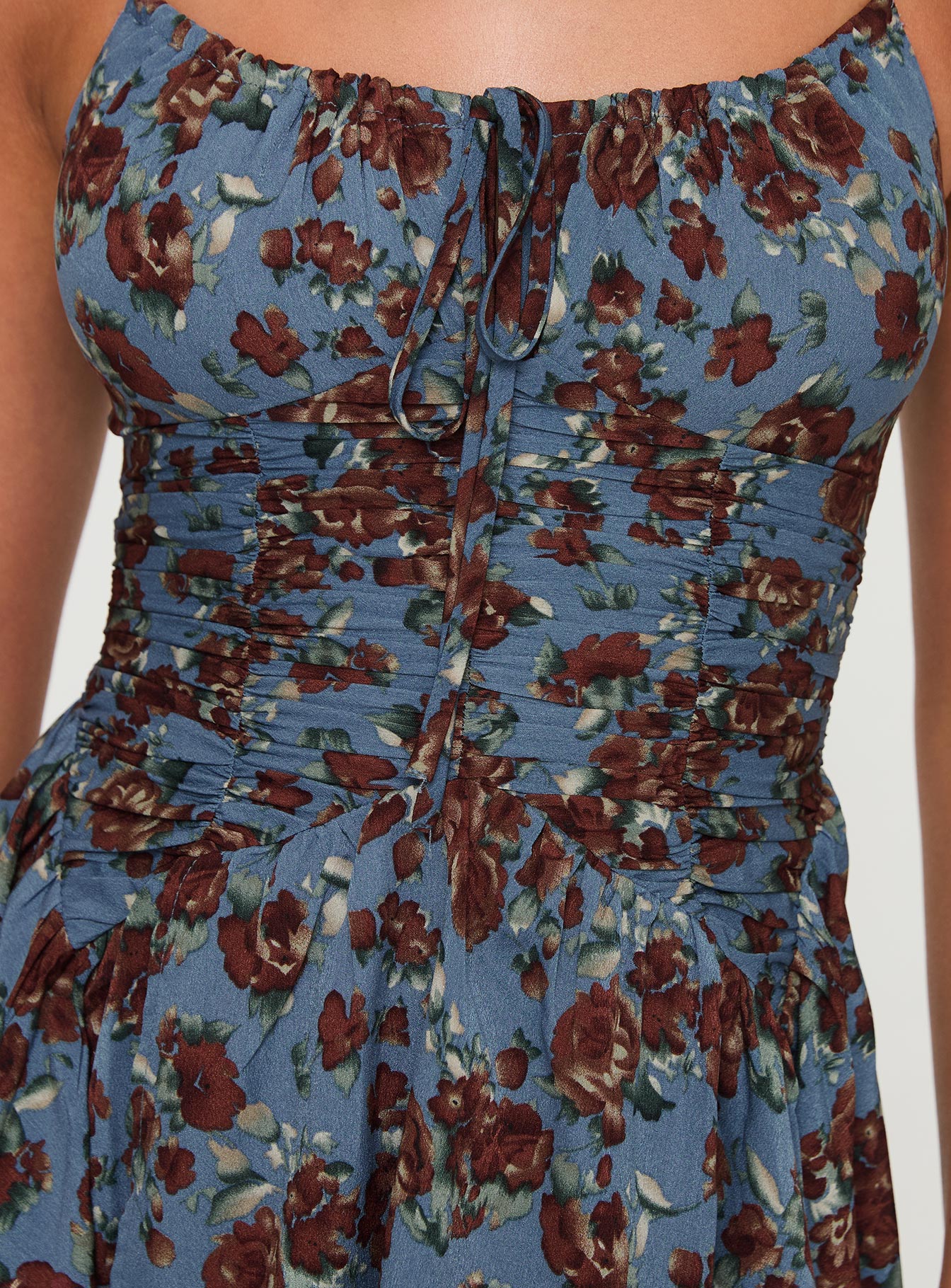 Barrett Mini Dress Blue / Floral - Image 7