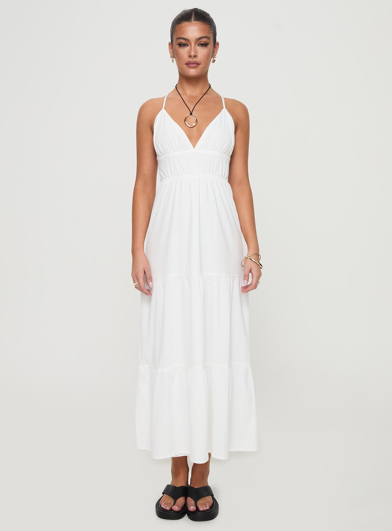 Mckew Maxi Dress White - Image 7