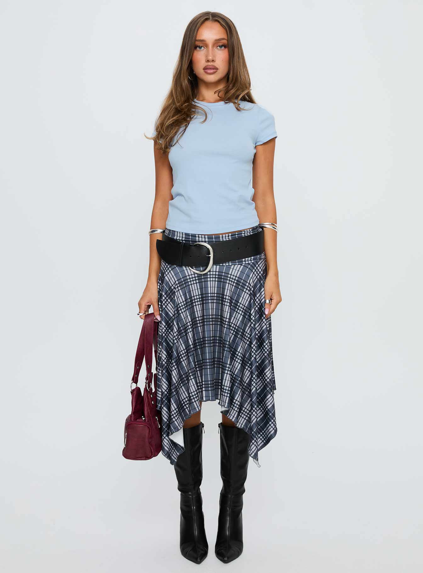 Prestige Longline Baby Tee Soft Blue - Image 7