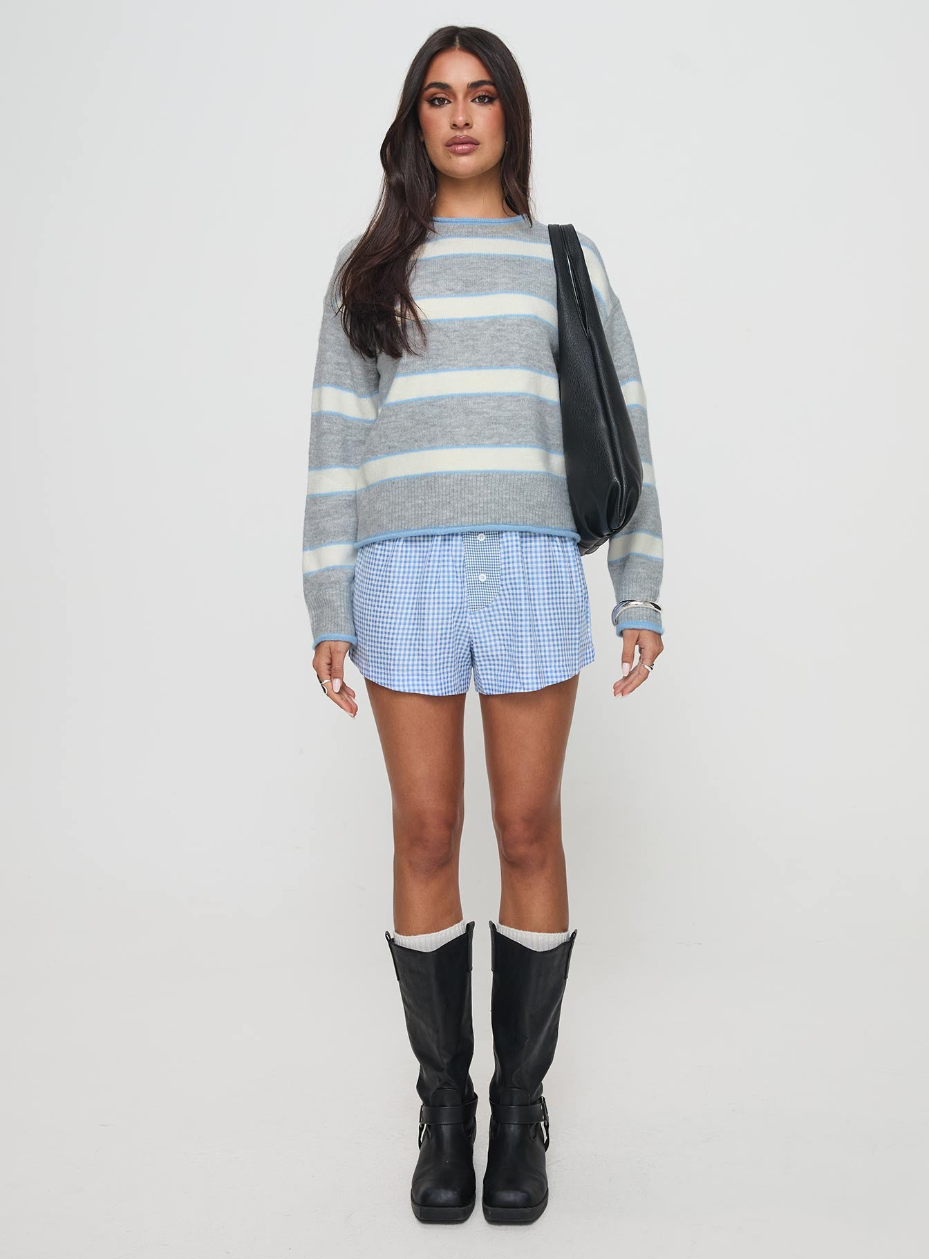 Clydie Knit Sweater Grey - Image 6