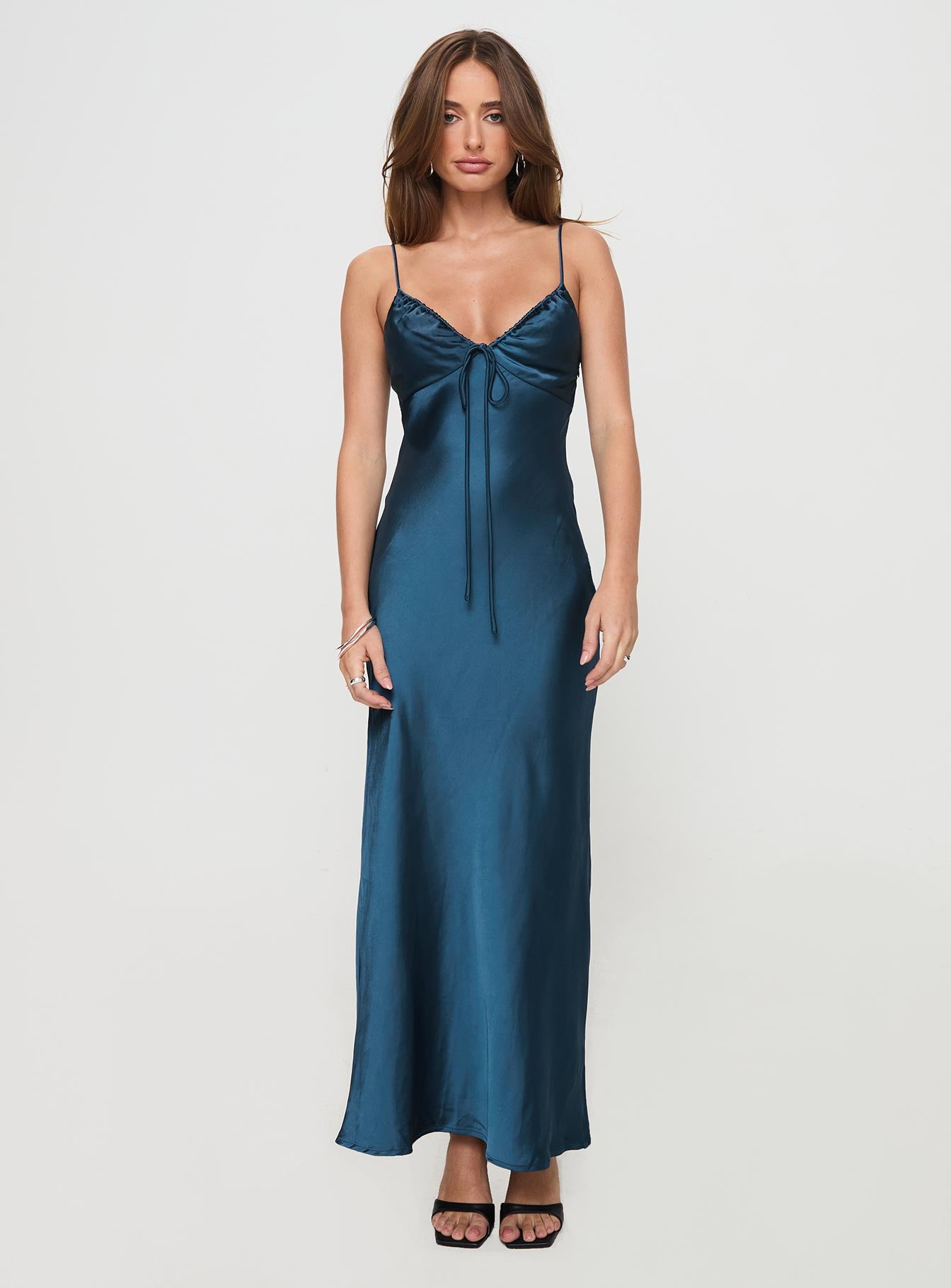 Maguire Maxi Dress Navy - Image 7