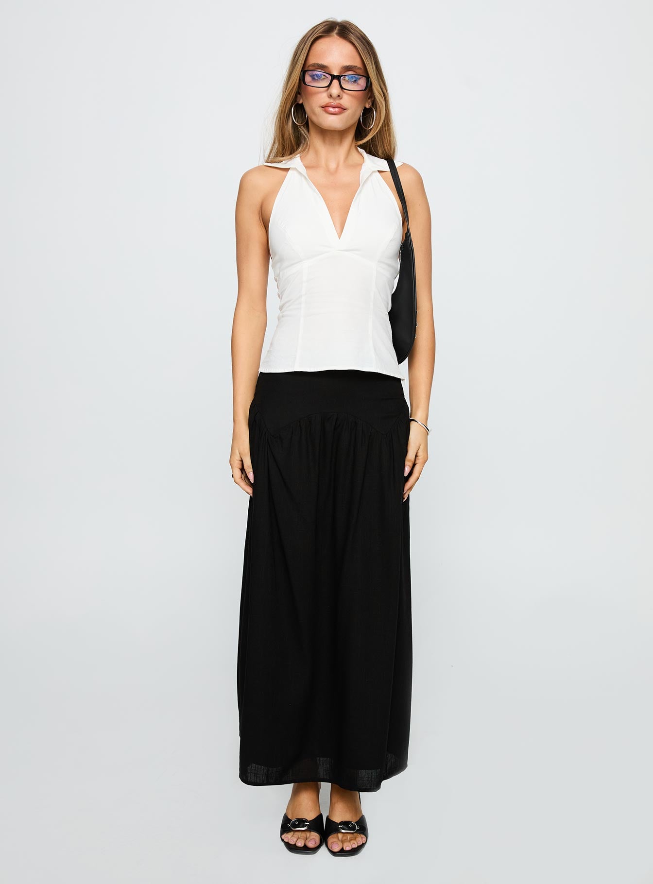 Human Nurture Maxi Skirt Black - Image 6