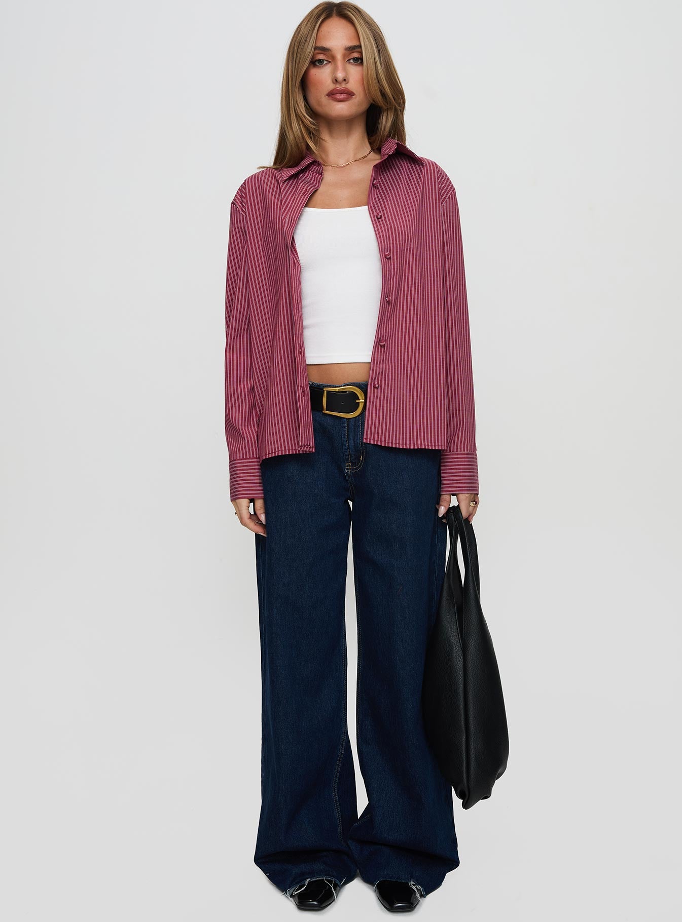 Mandisa Long Sleeve Top Red Stripe - Image 6