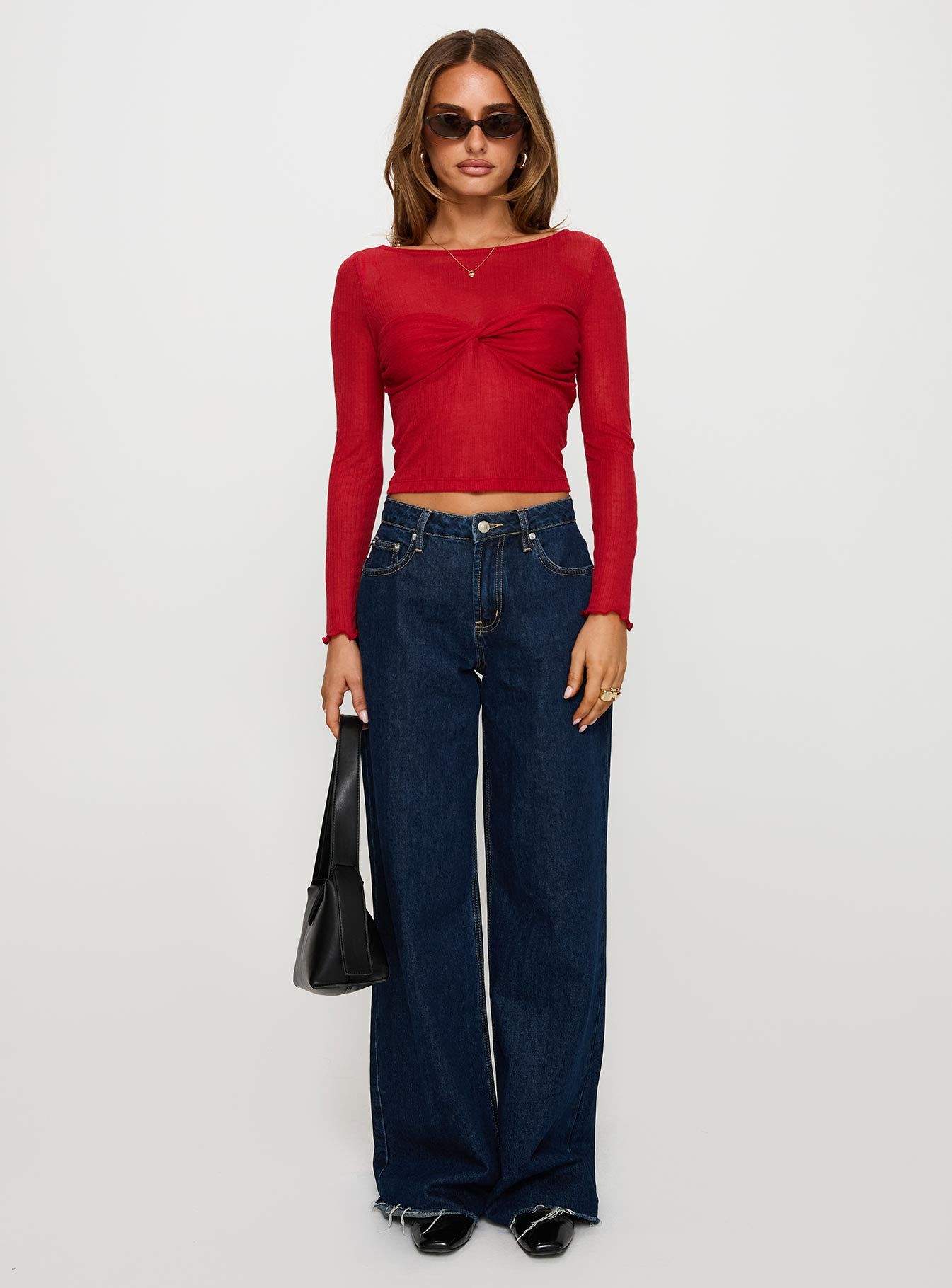 November Long Sleeve Top Red - Image 6