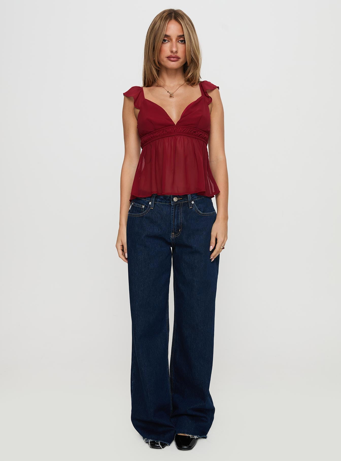 Elysea Top Burgundy - Image 7