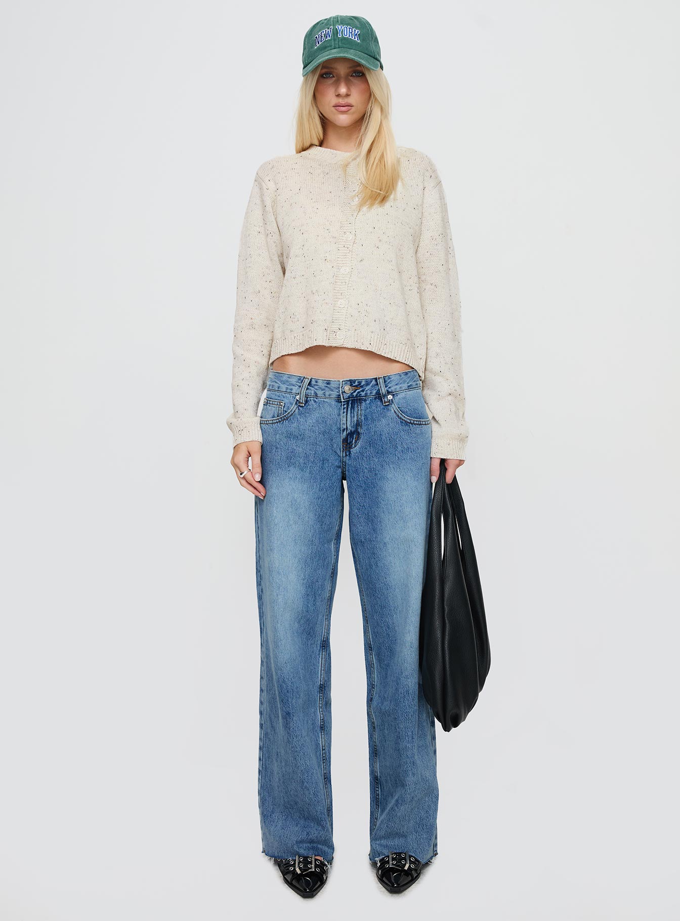 Sabryna Low Rise Straight Leg Jeans Blue - Image 7