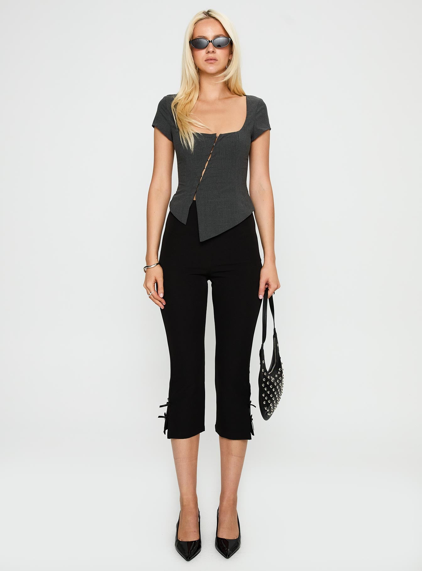 Memory Bliss Asymmetrical Top Grey - Image 7