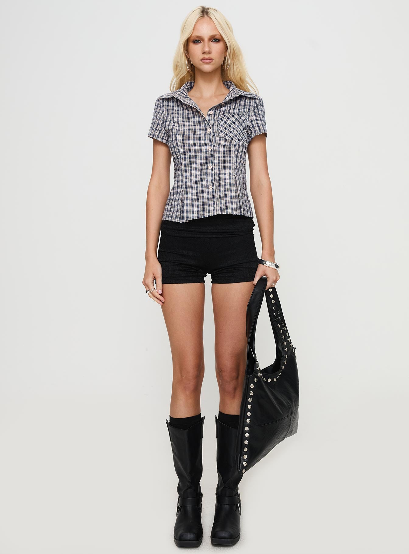 Alma Mater Top Multi Check - Image 7