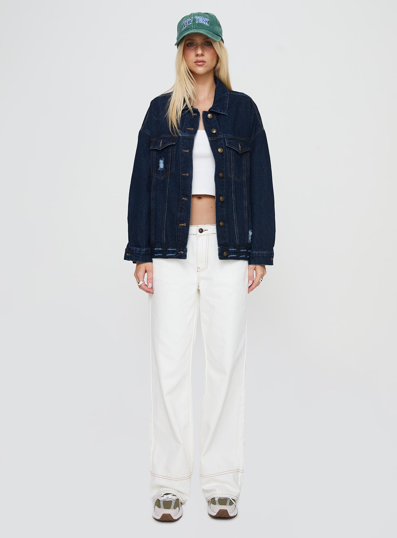 In The World Jacket Blue Denim - Image 6