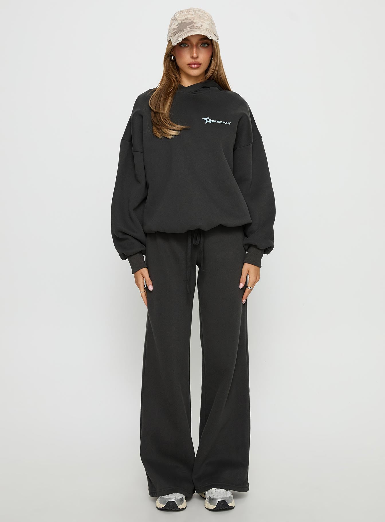 Princess Polly Stargirl Hoodie Charcoal - Image 7