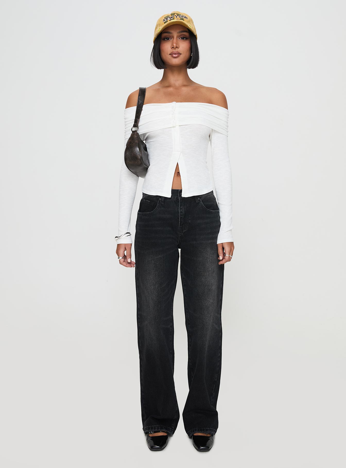 Victorea Off Shoulder Top White - Image 7