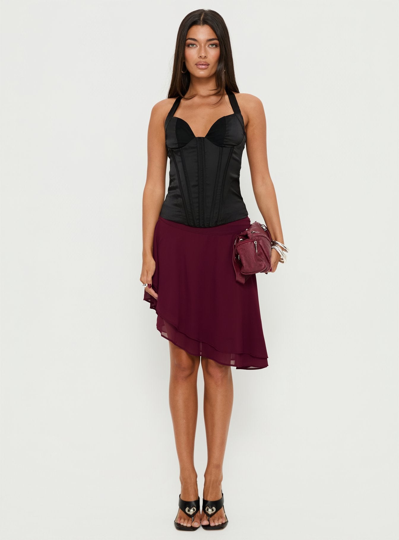 Raeshelle Halter Corset Top Black - Image 6