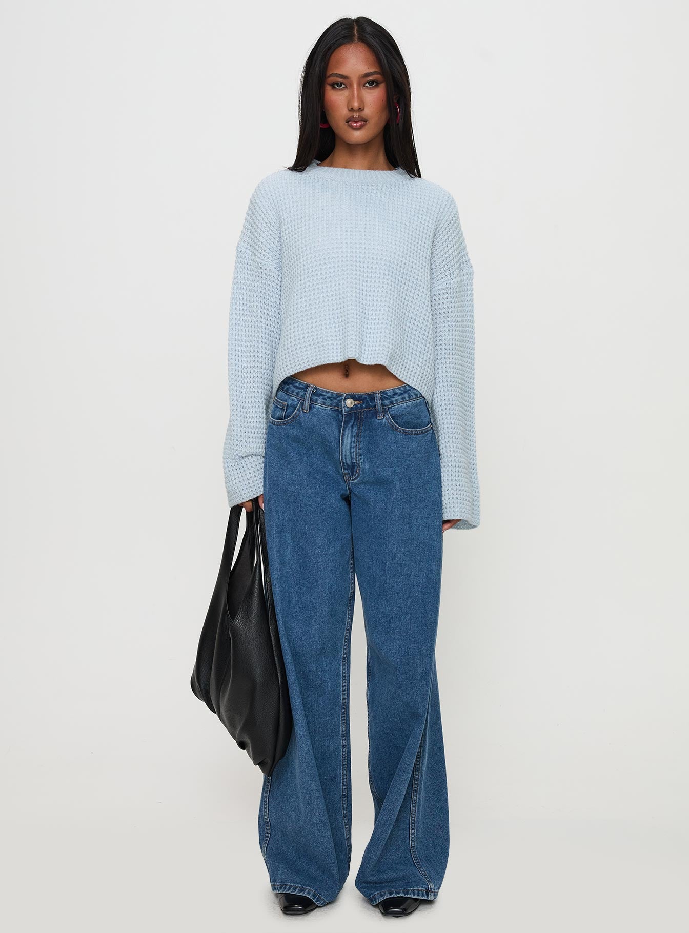 Elinda Knit Sweater Blue - Image 6