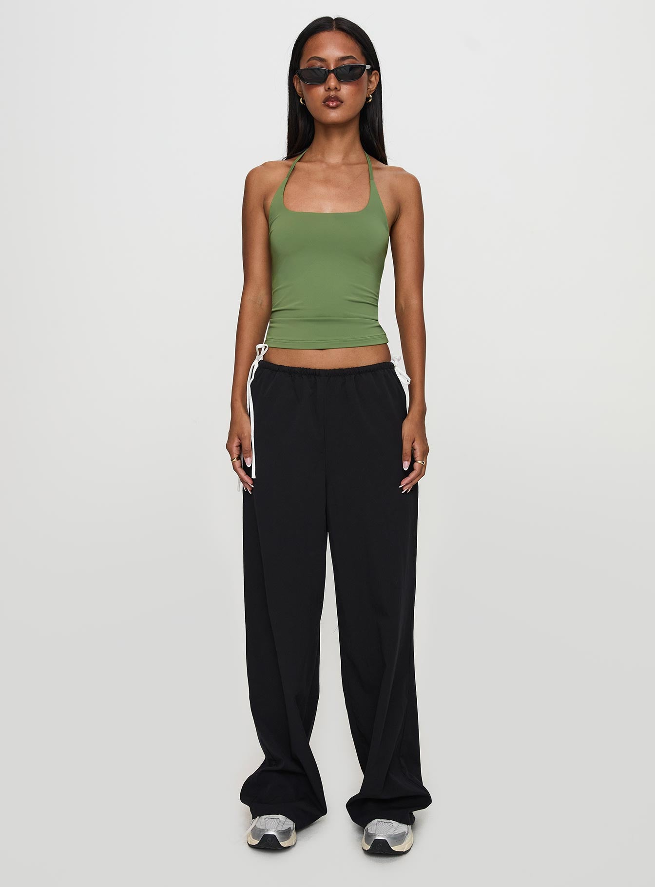 Sweet As Sugar Bow Pants Black / White - Image 7