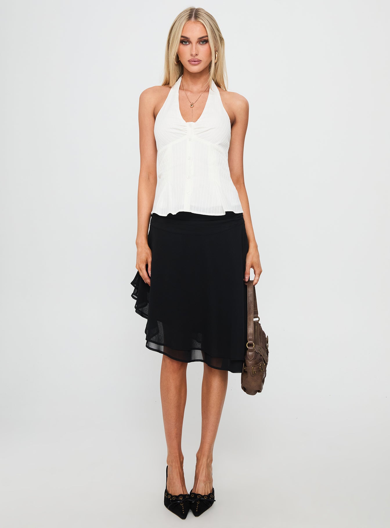 Life Goes By Sleeveless Top White - Image 7