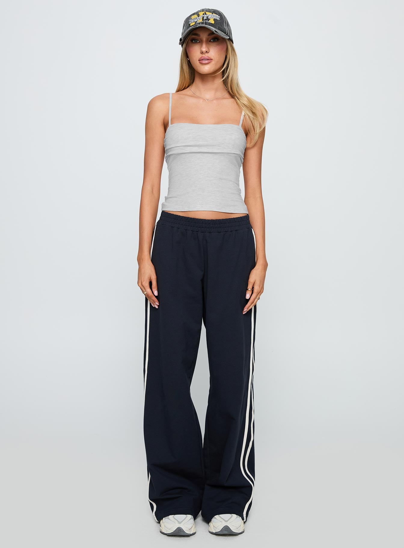 Race My Mind Top Grey Marle - Image 7