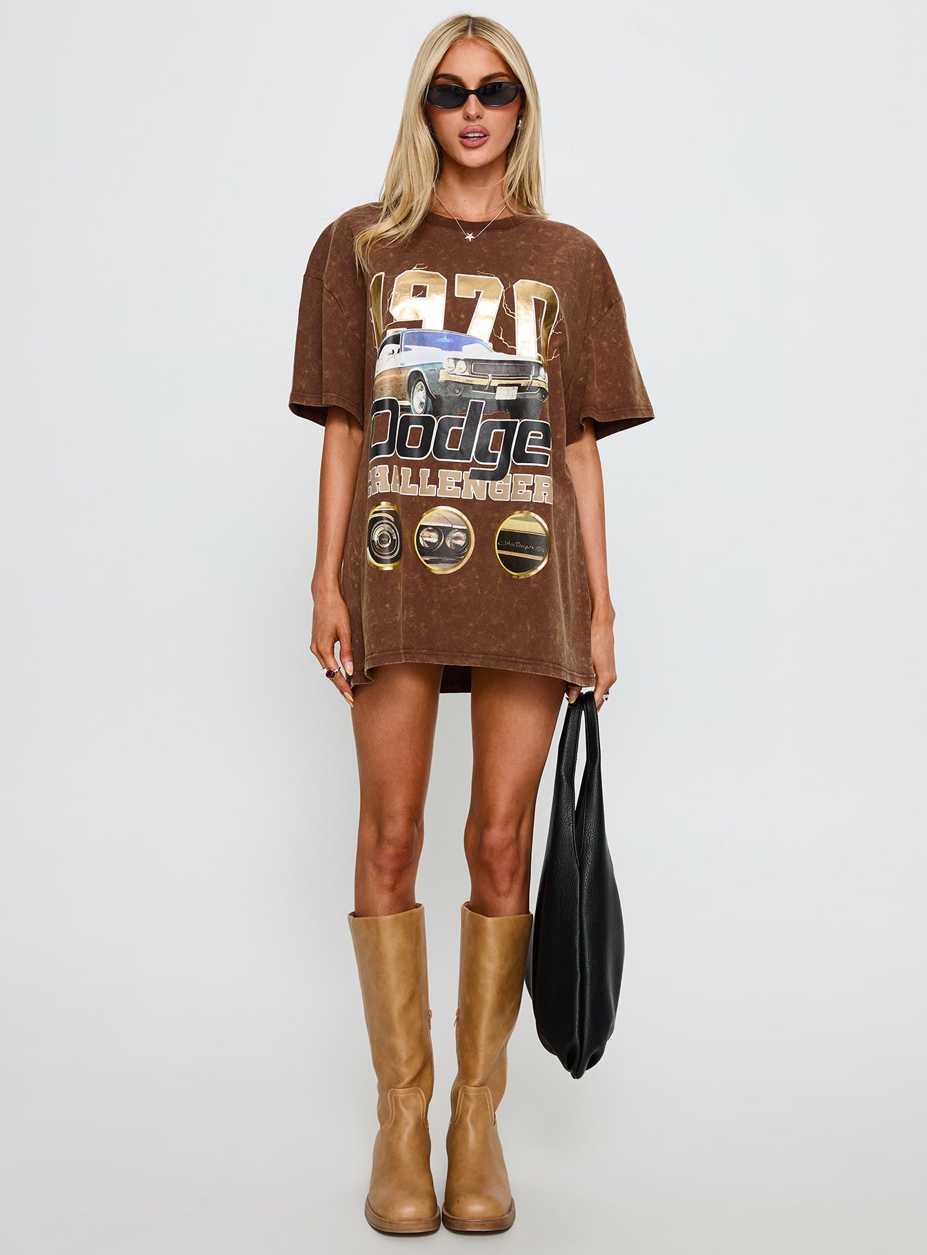 1970 Dodge Charger Oversied Graphic Top Brown - Image 7