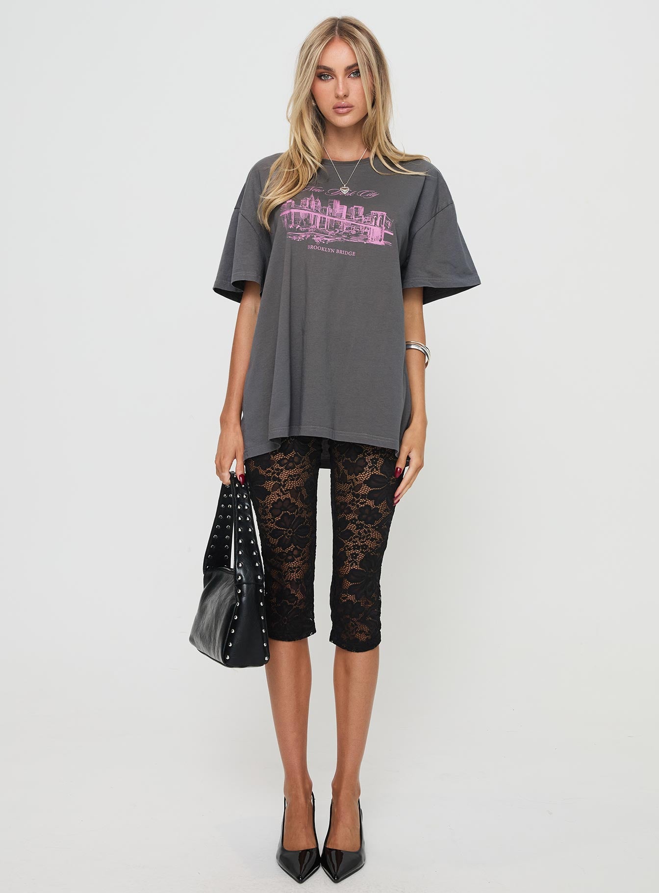 Brooklyn Bridge Tee Black - Image 7