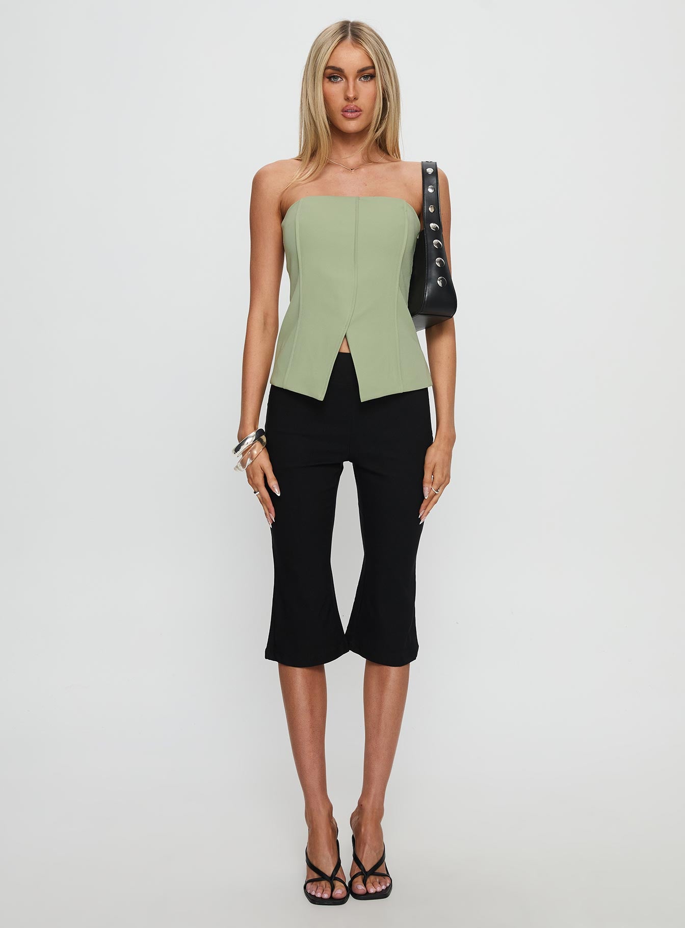 Lavish Living Strapless Top Green - Image 7