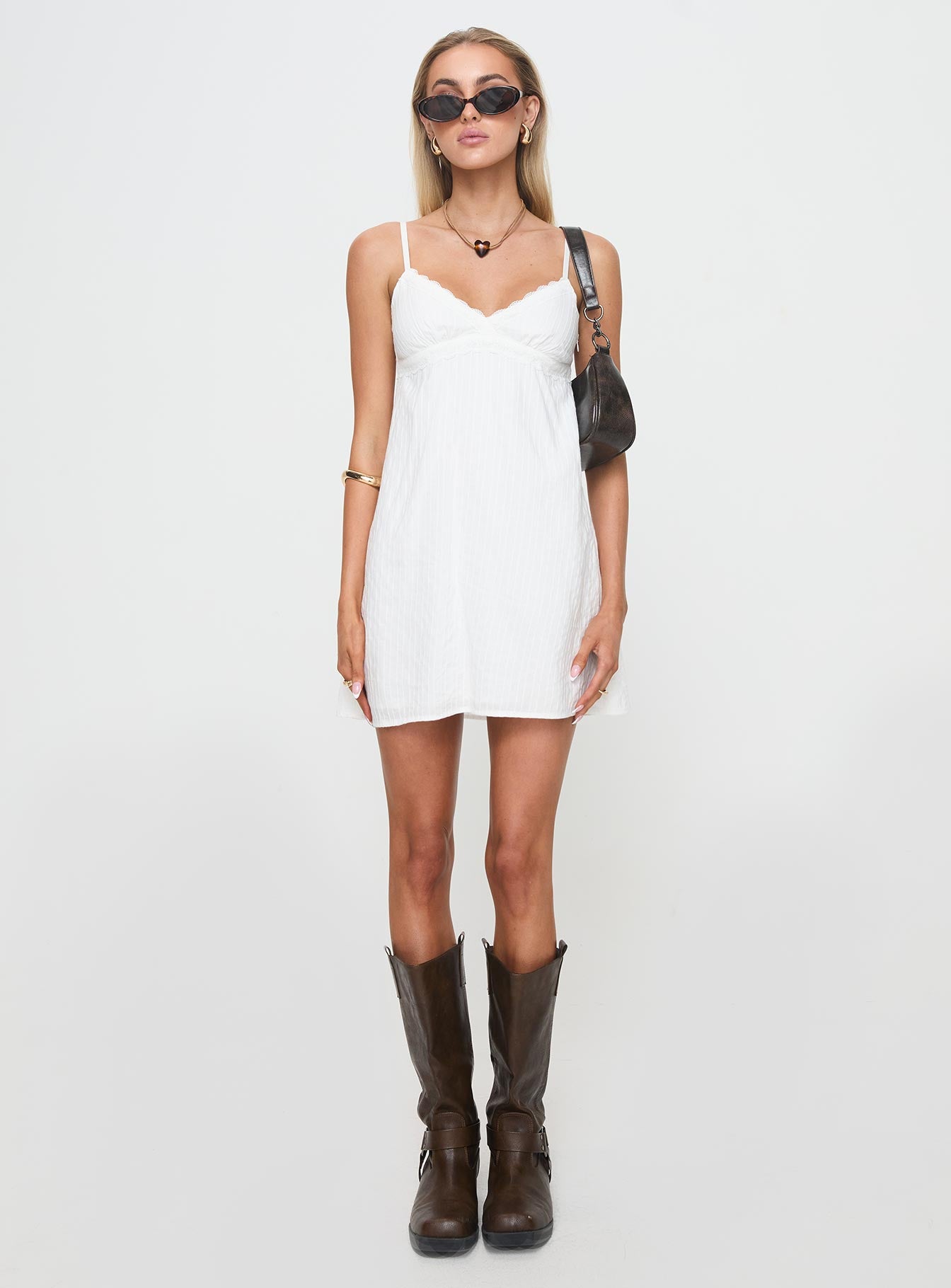 Lunya Mini Dress White - Image 7