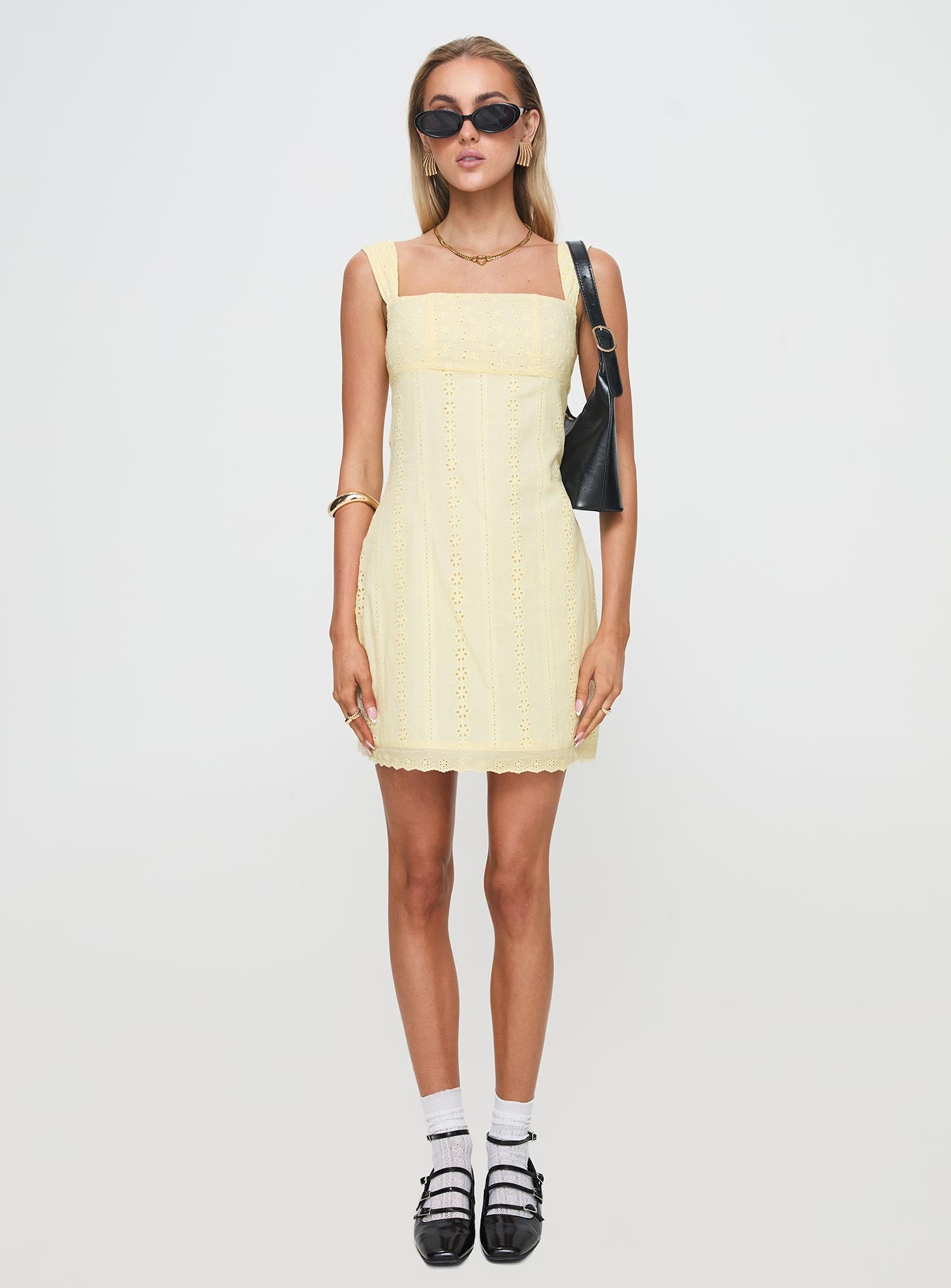 Allegro Mini Dress Lemon - Image 7