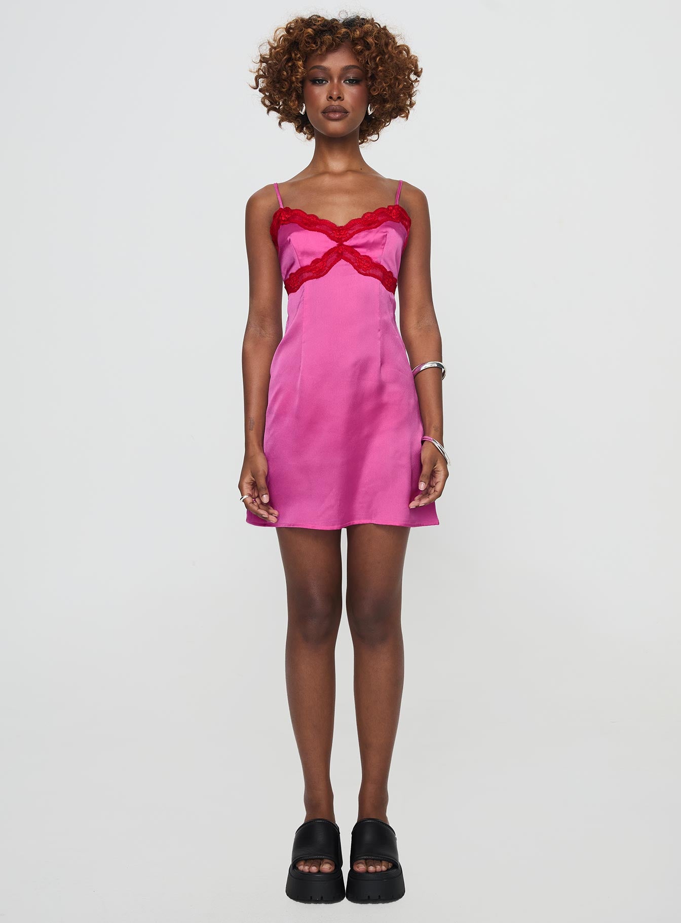 Idyllic Mini Dress Pink - Image 7