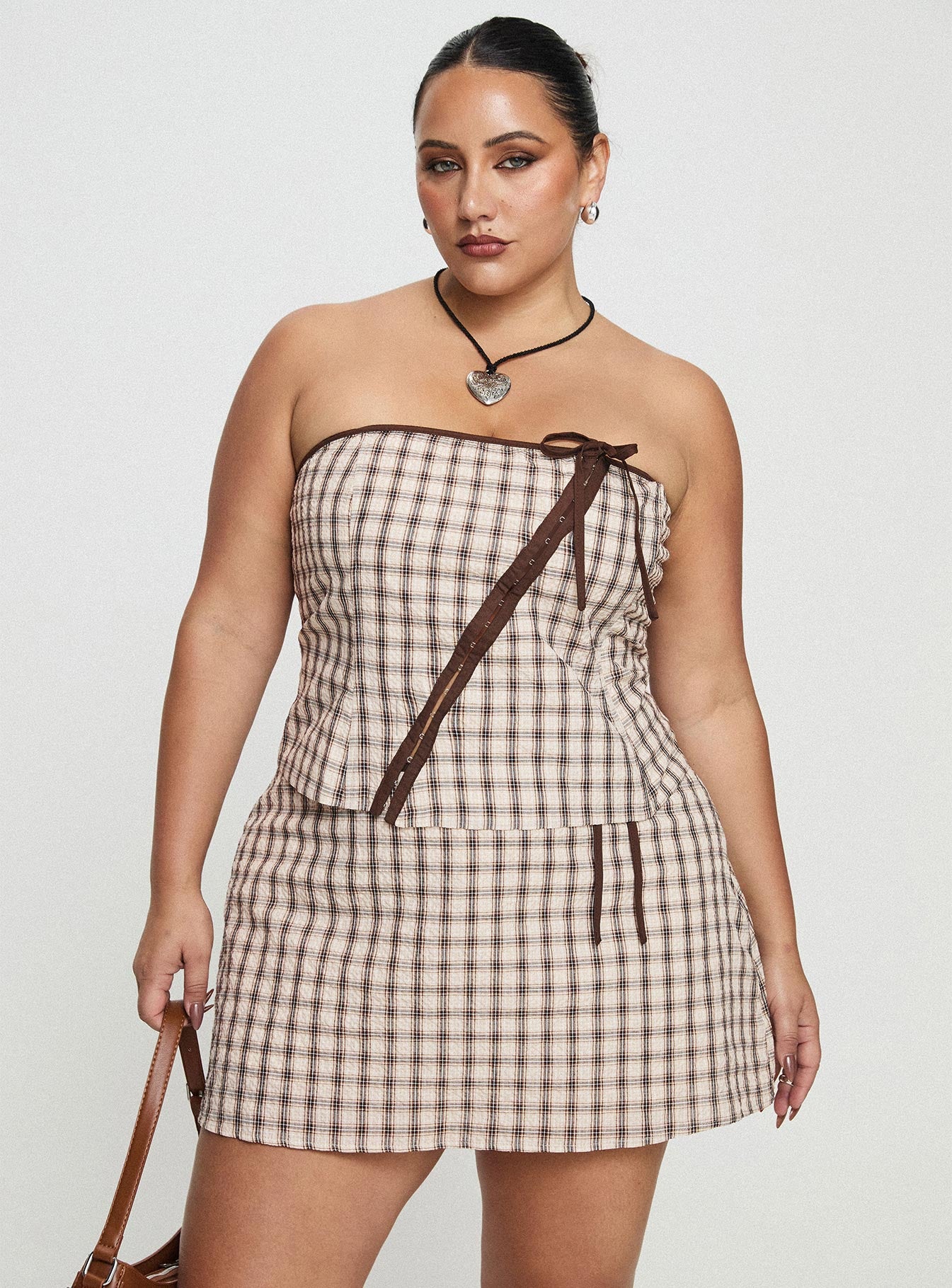 Be My Baby Top Plaid Curve - Image 7