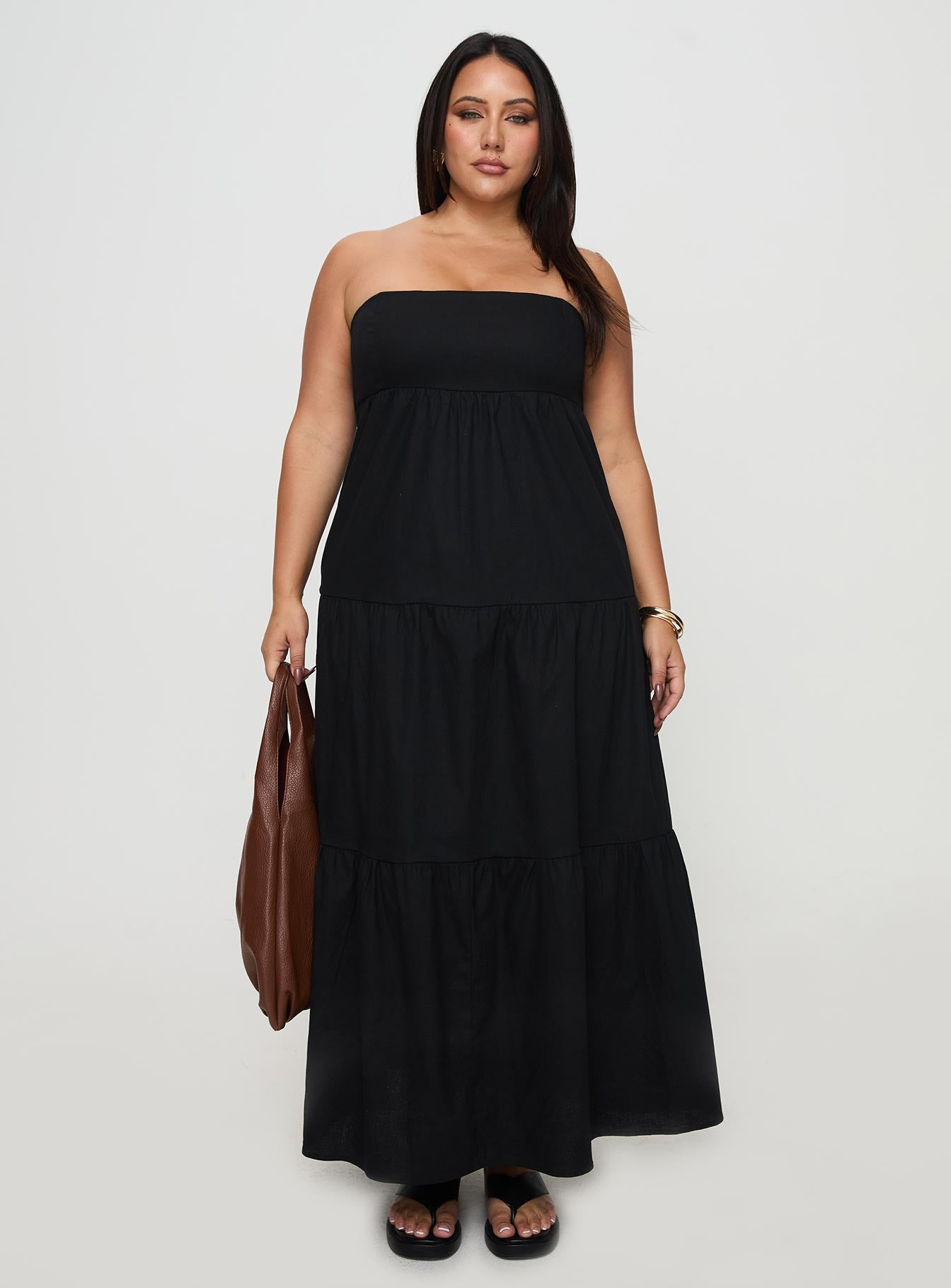 Osment Maxi Dress Black Curve - Image 6