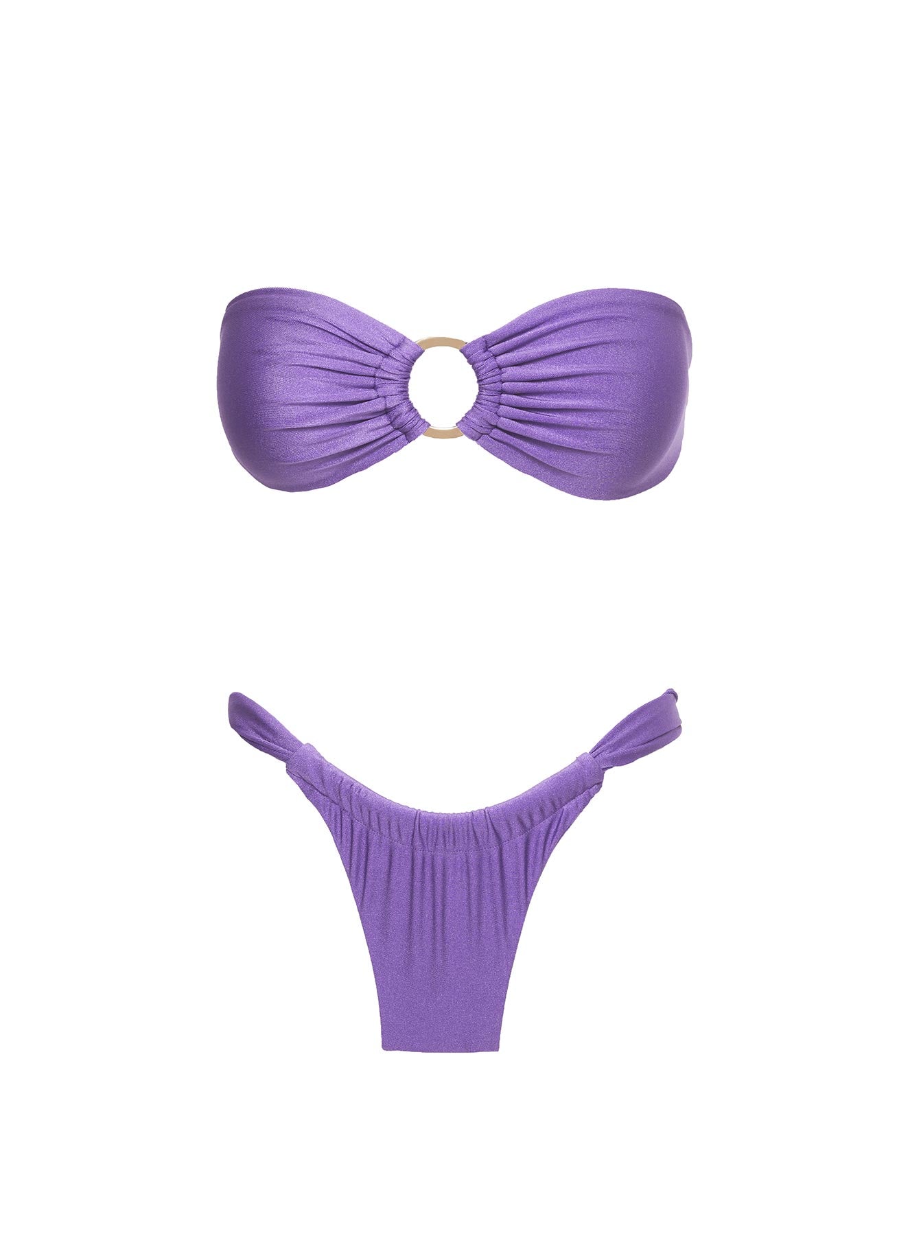 Janea Bandeau Bikini Top Purple - Image 5