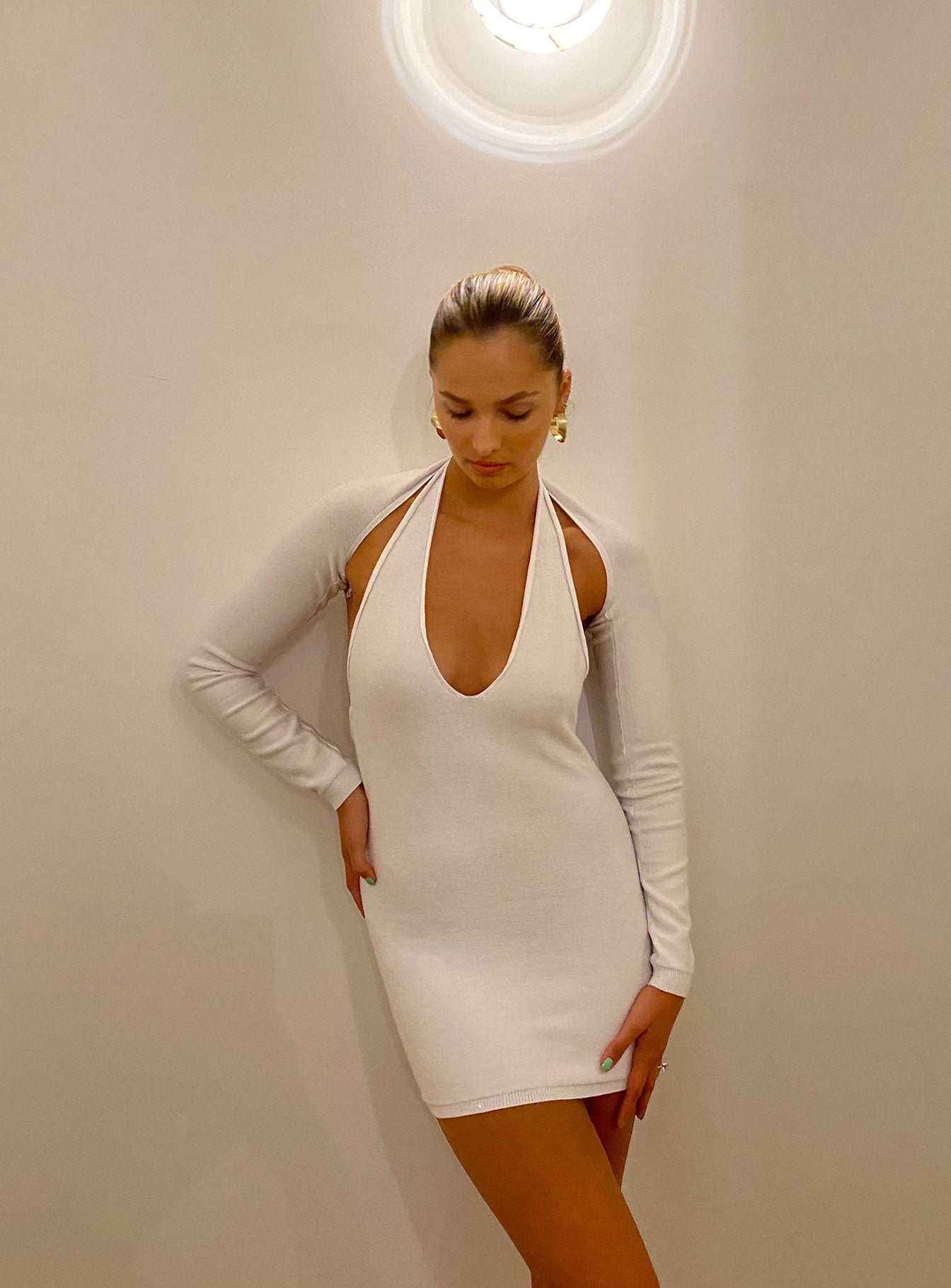 Heavenly Sent Mini Dress White - Image 7