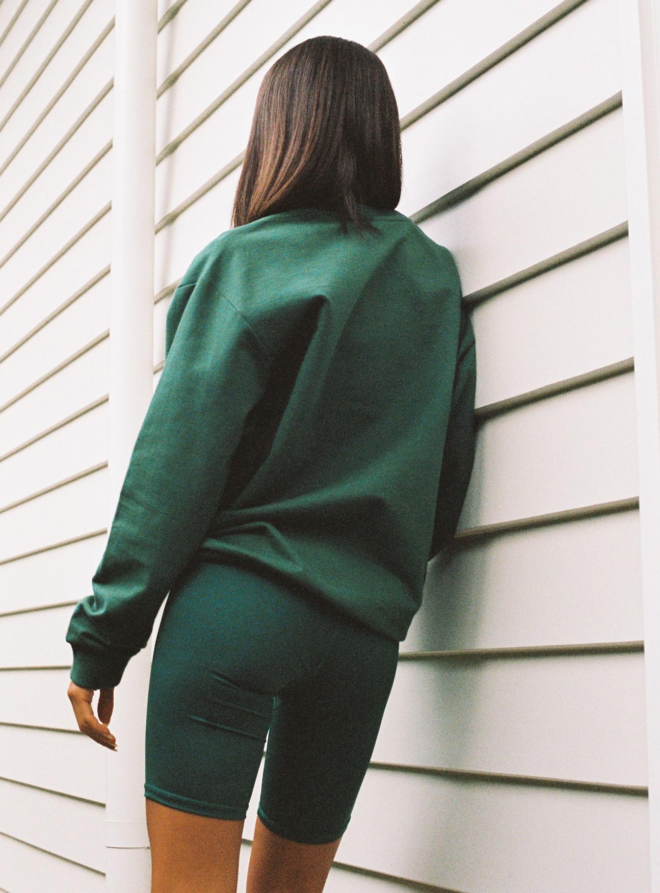 UCLA Bike Shorts Green - Image 6