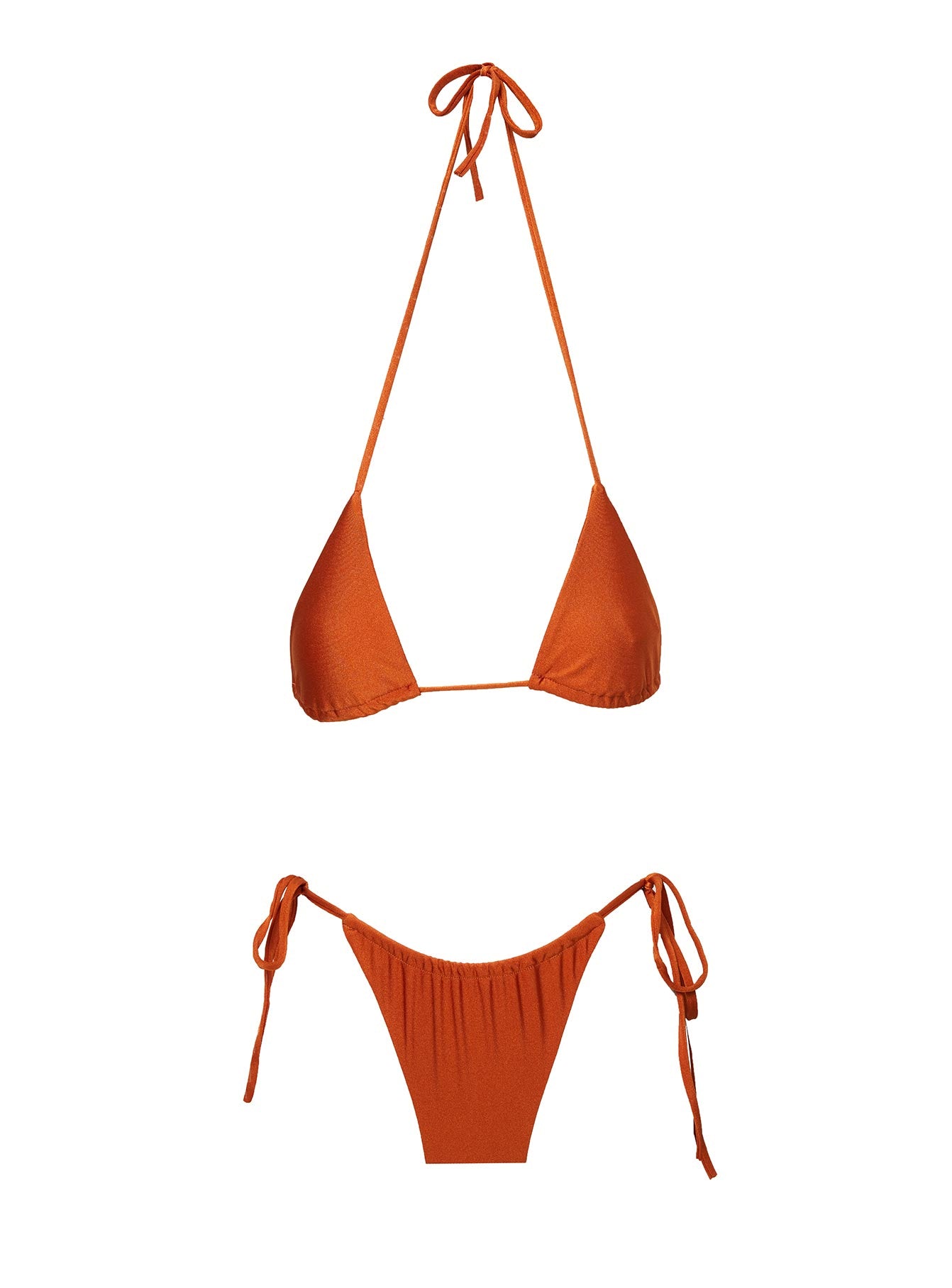 Teyana Triangle Bikini Top Rust - Image 5