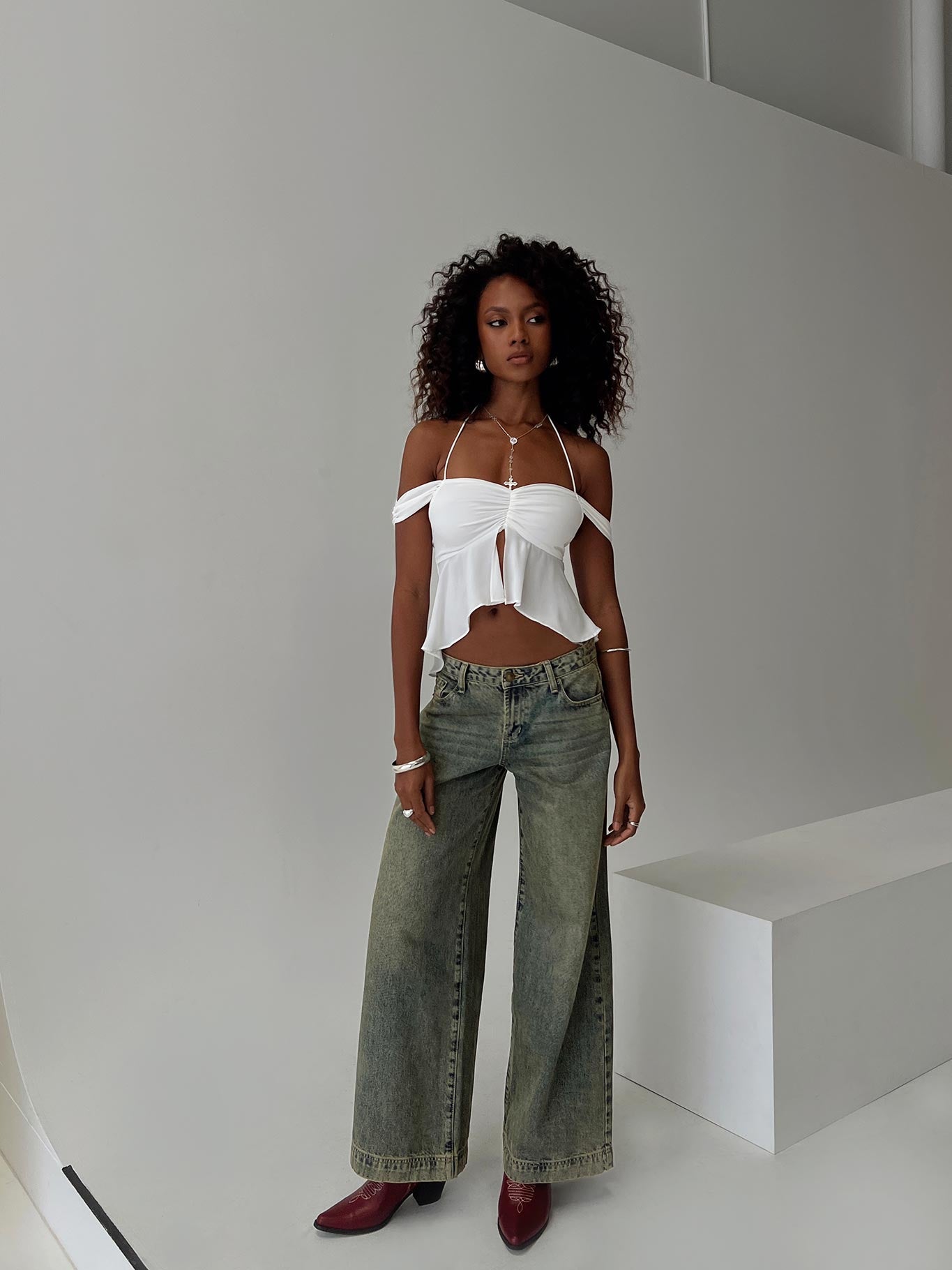 Waylen Top White - Image 8