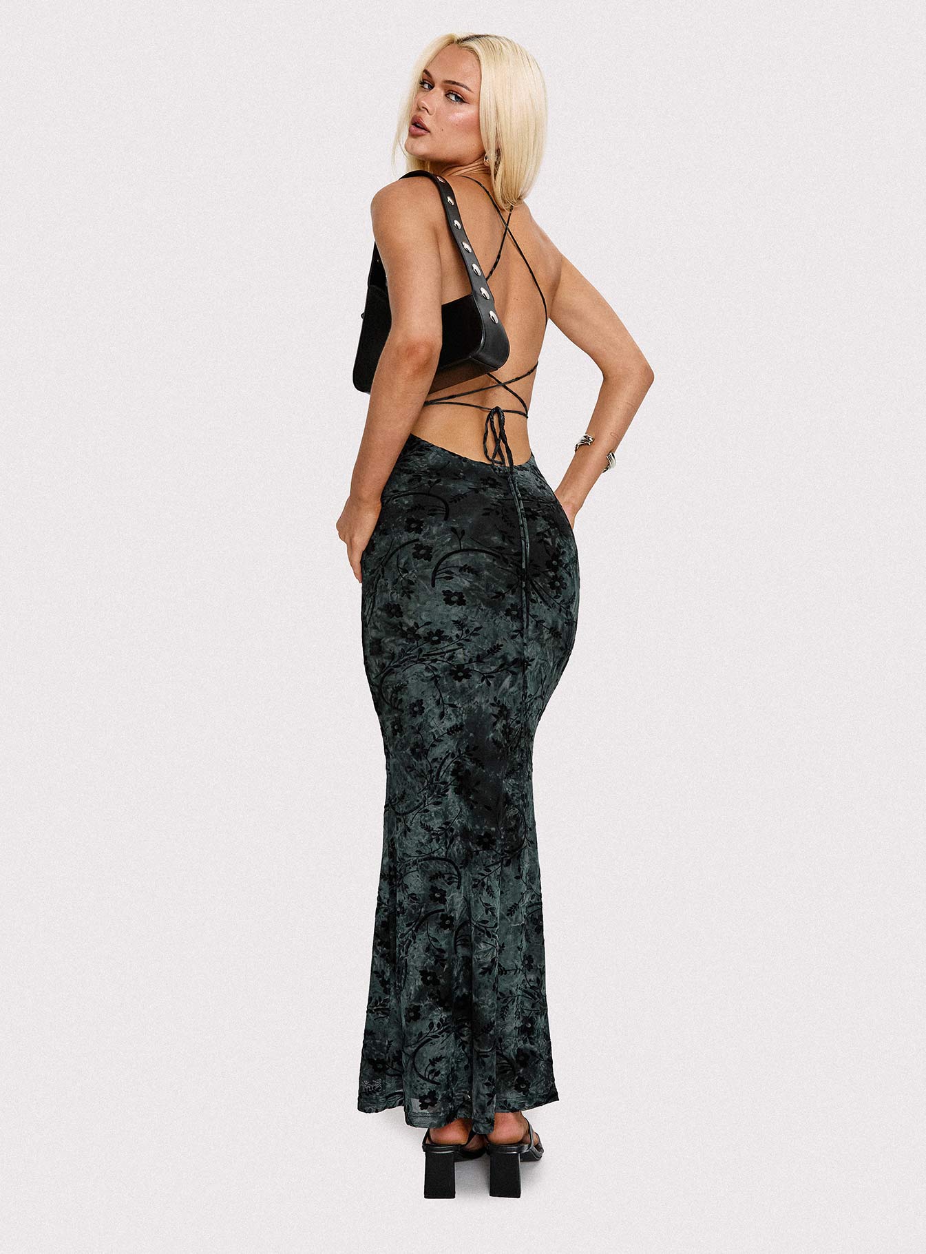 Giorgiana Maxi Dress Black - Image 8
