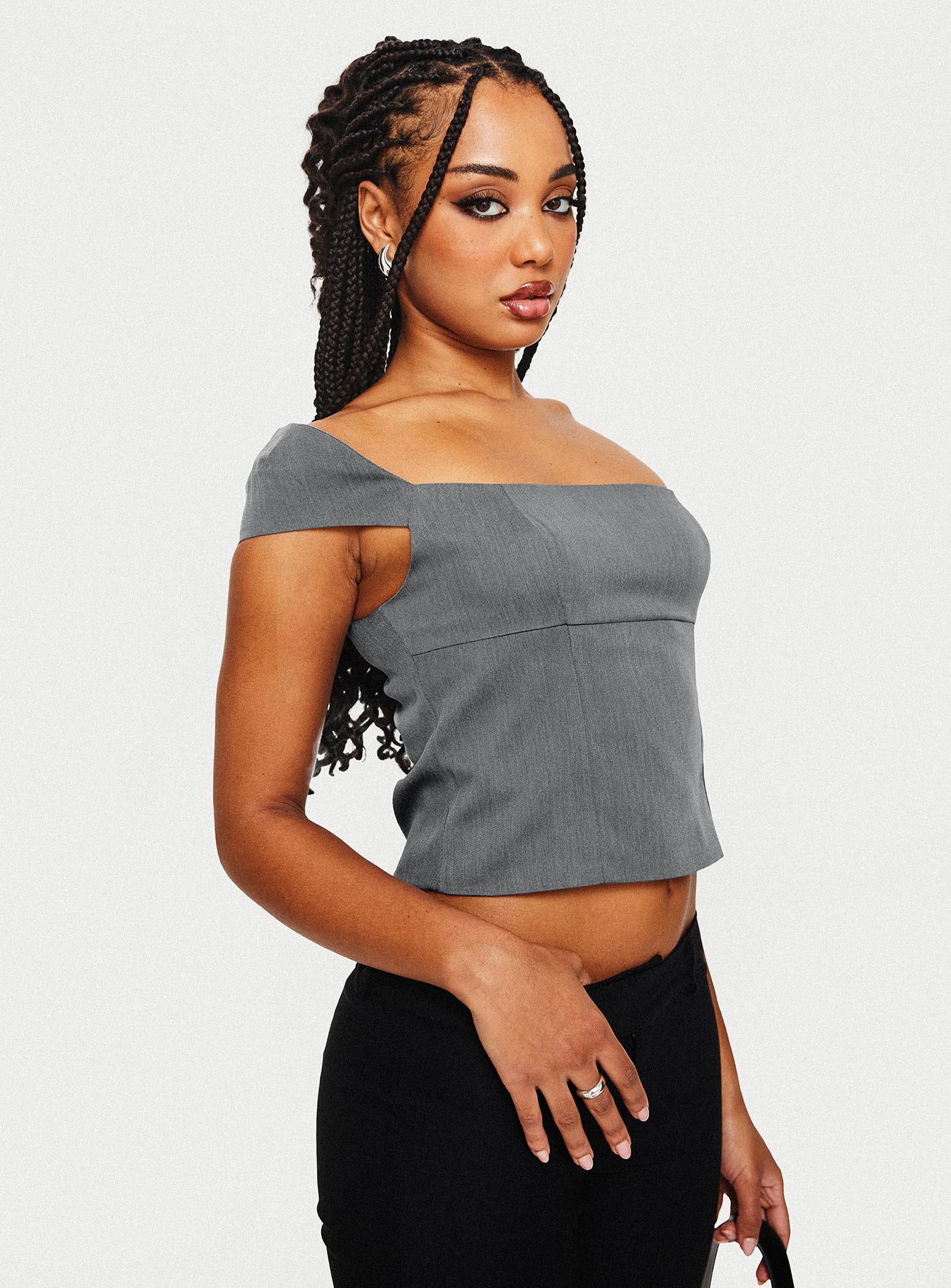 Irie Top Grey - Image 8