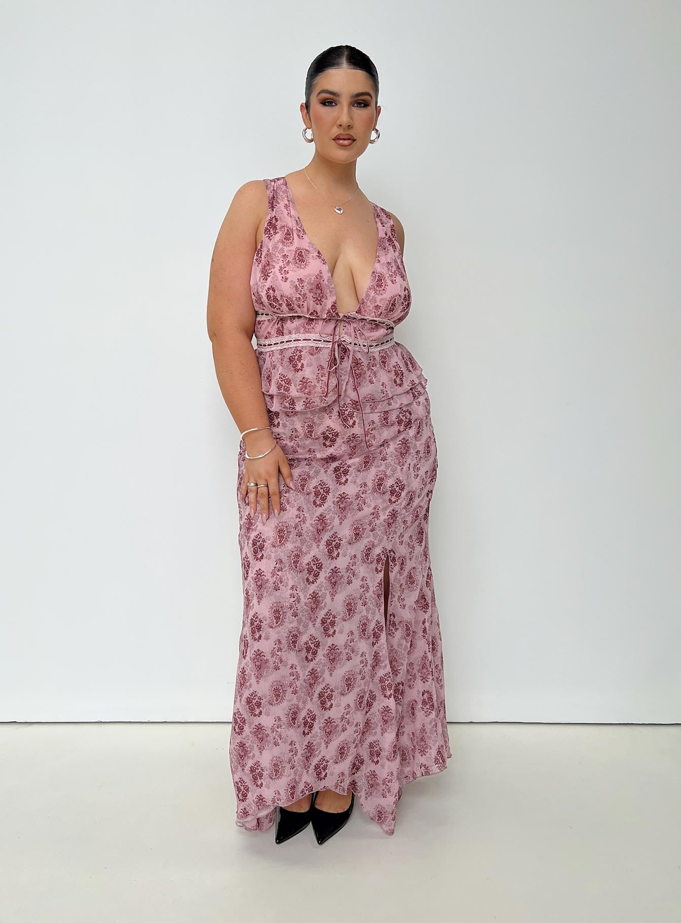 Nikolise Maxi Skirt Purple Curve - Image 8