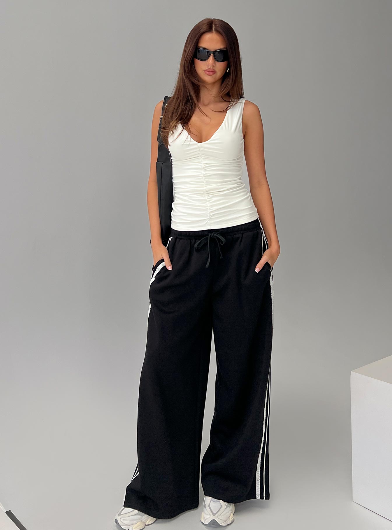 Loving Is Easy Ruched Top White - Image 8