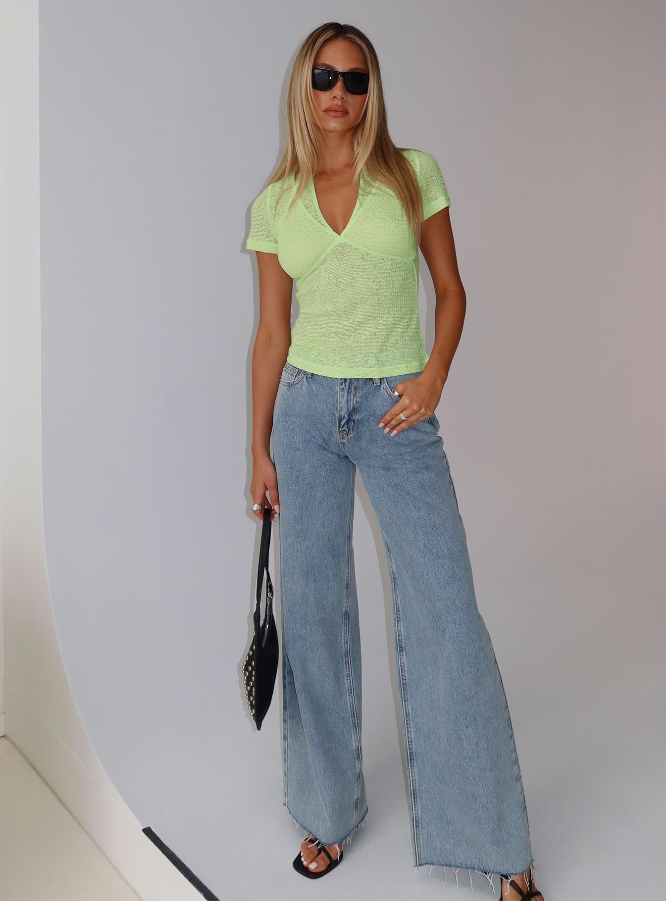 Normal Thing Strap Detail Top Mint - Image 8