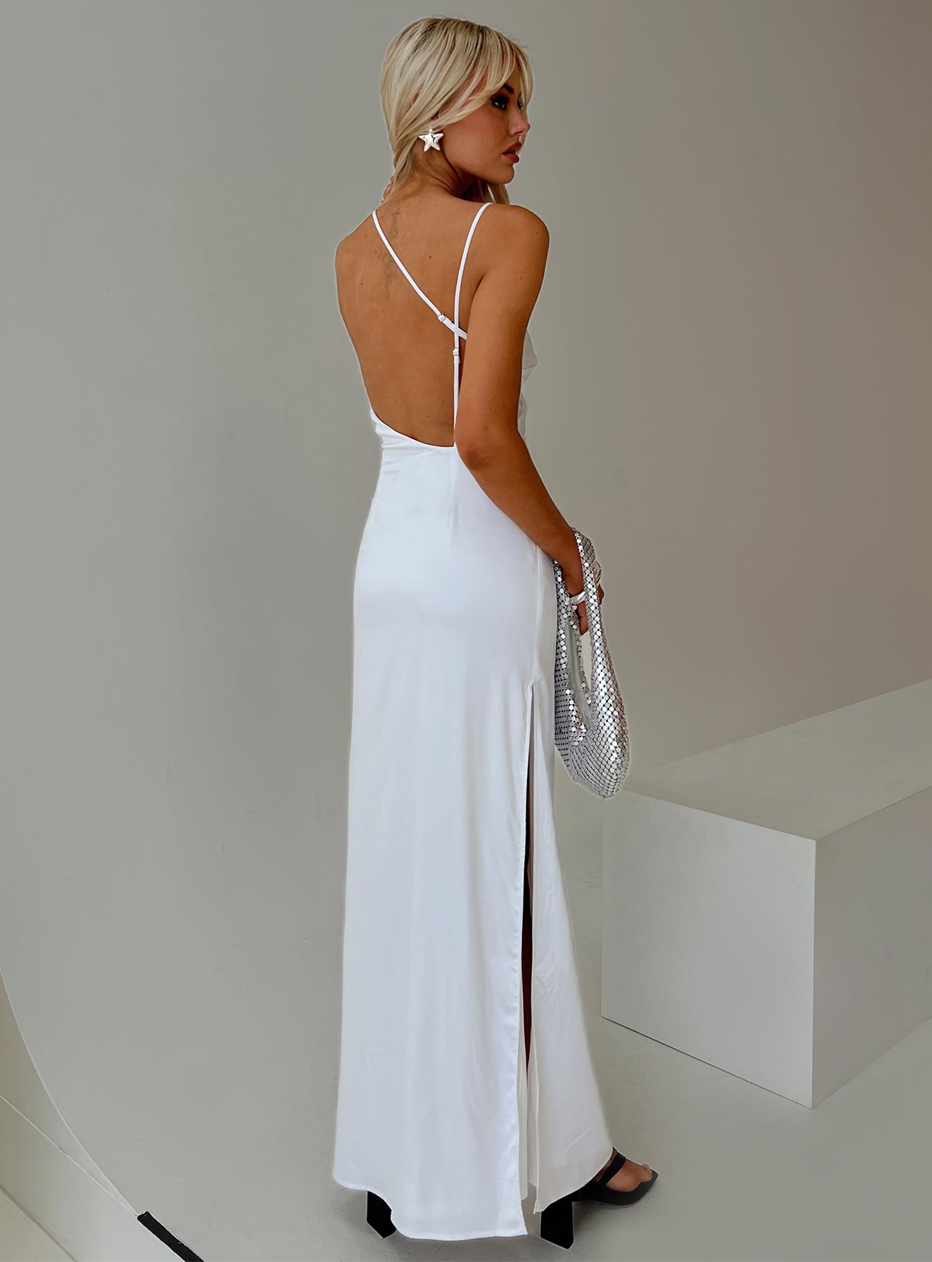 Atheria Maxi Dress White - Image 8