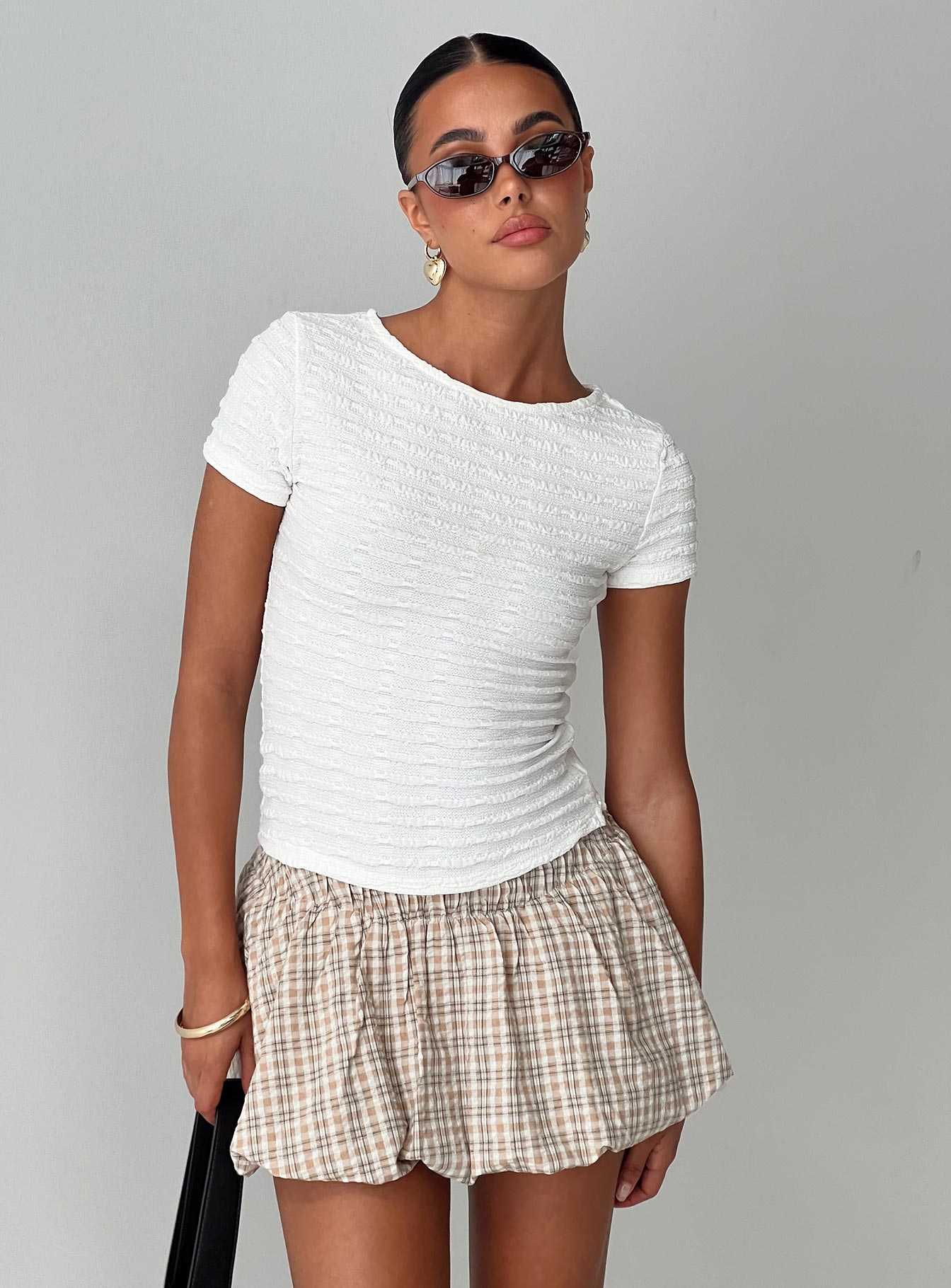 For The Better Textured Top White - Image 8