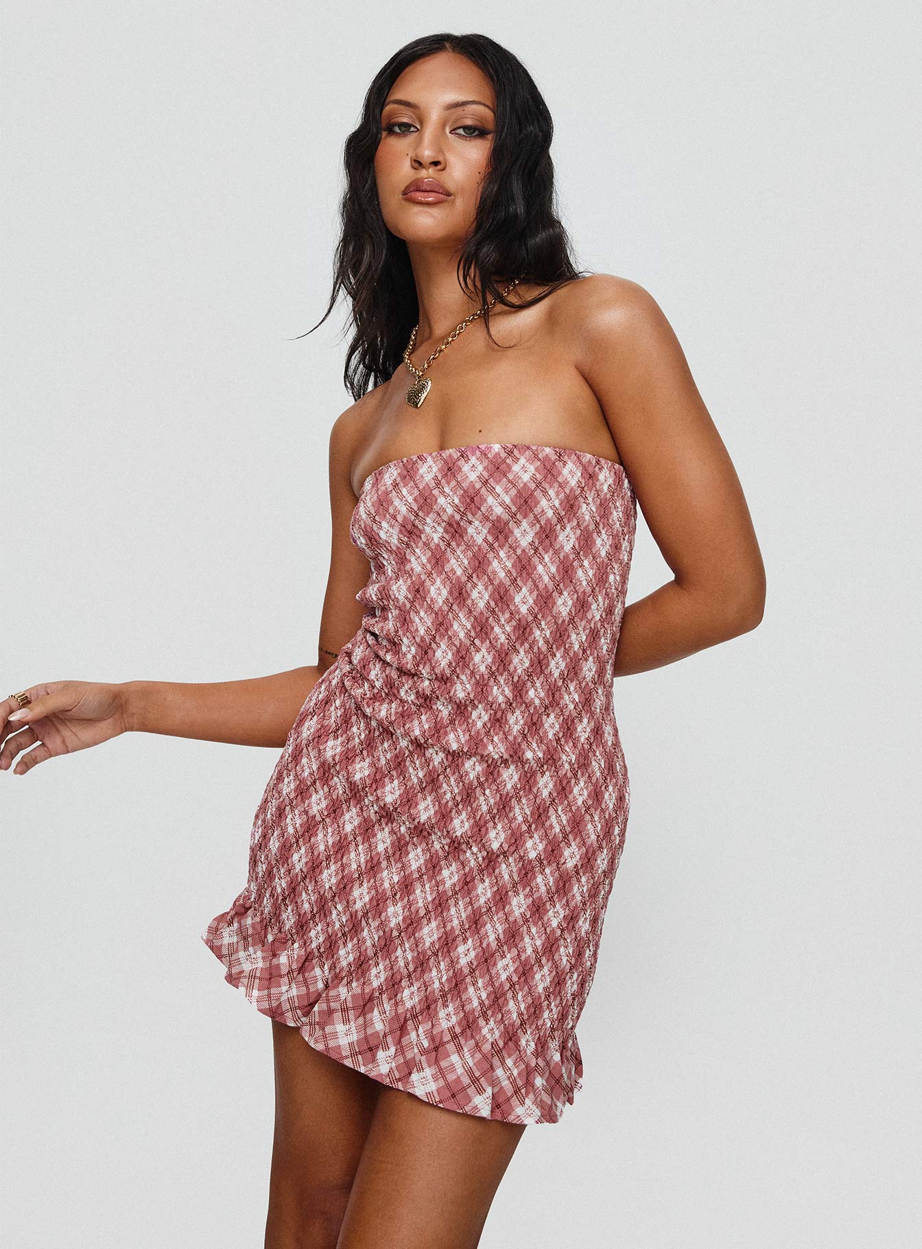 Takiyo Mini Dress Pink - Image 8