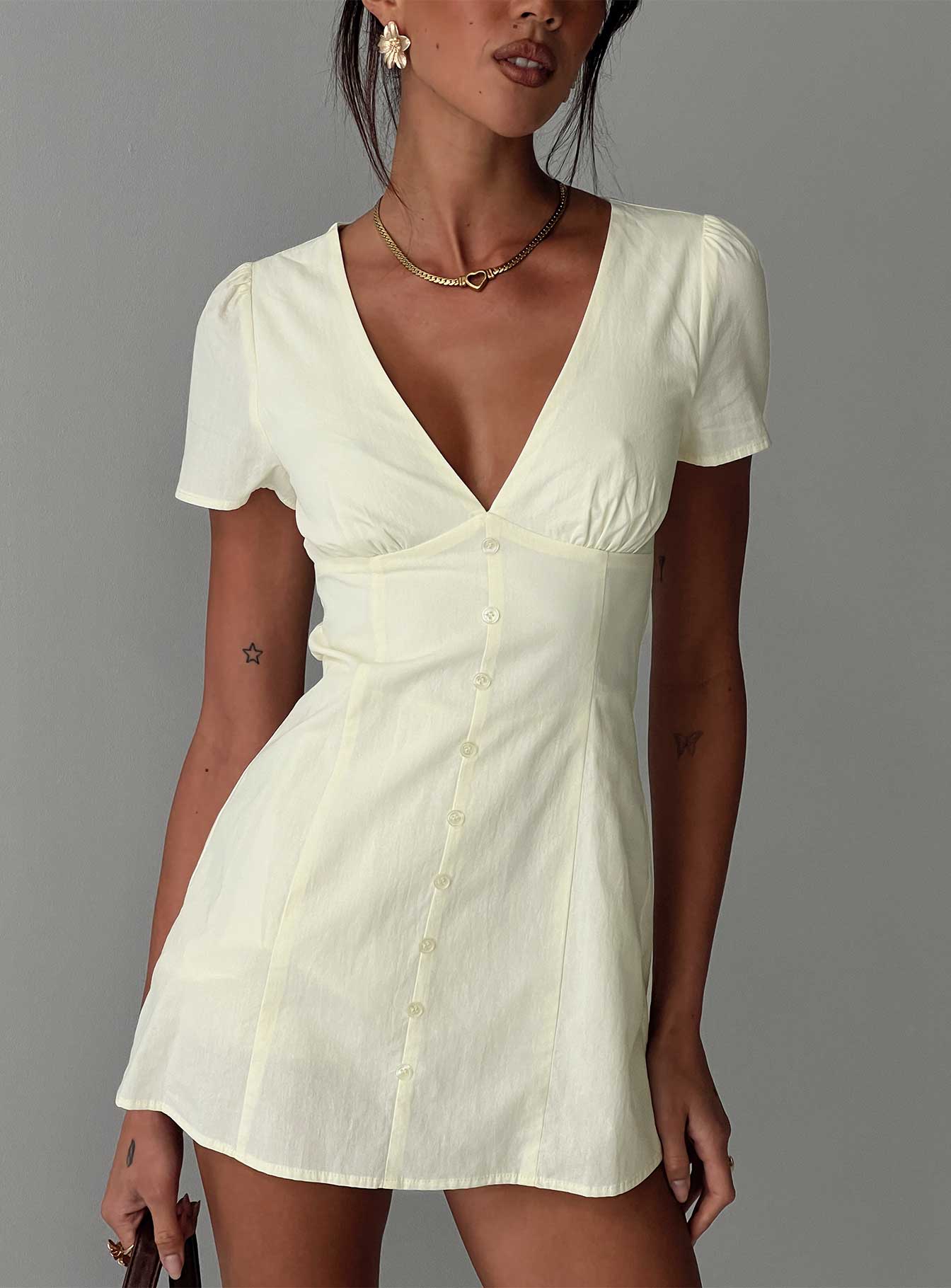 Loveliness Playsuit Lemon - Image 8