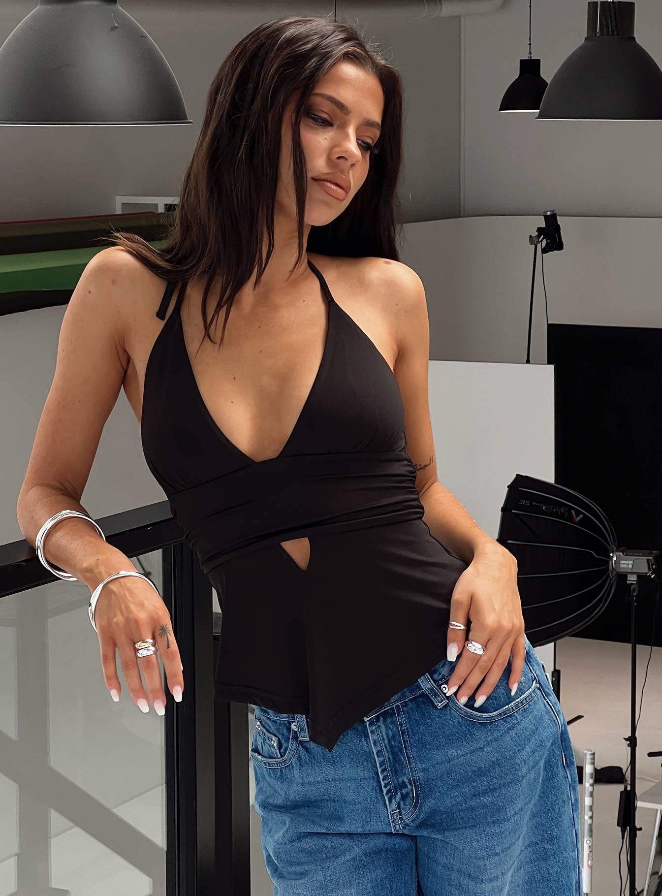 Averee Halter Top Black - Image 9