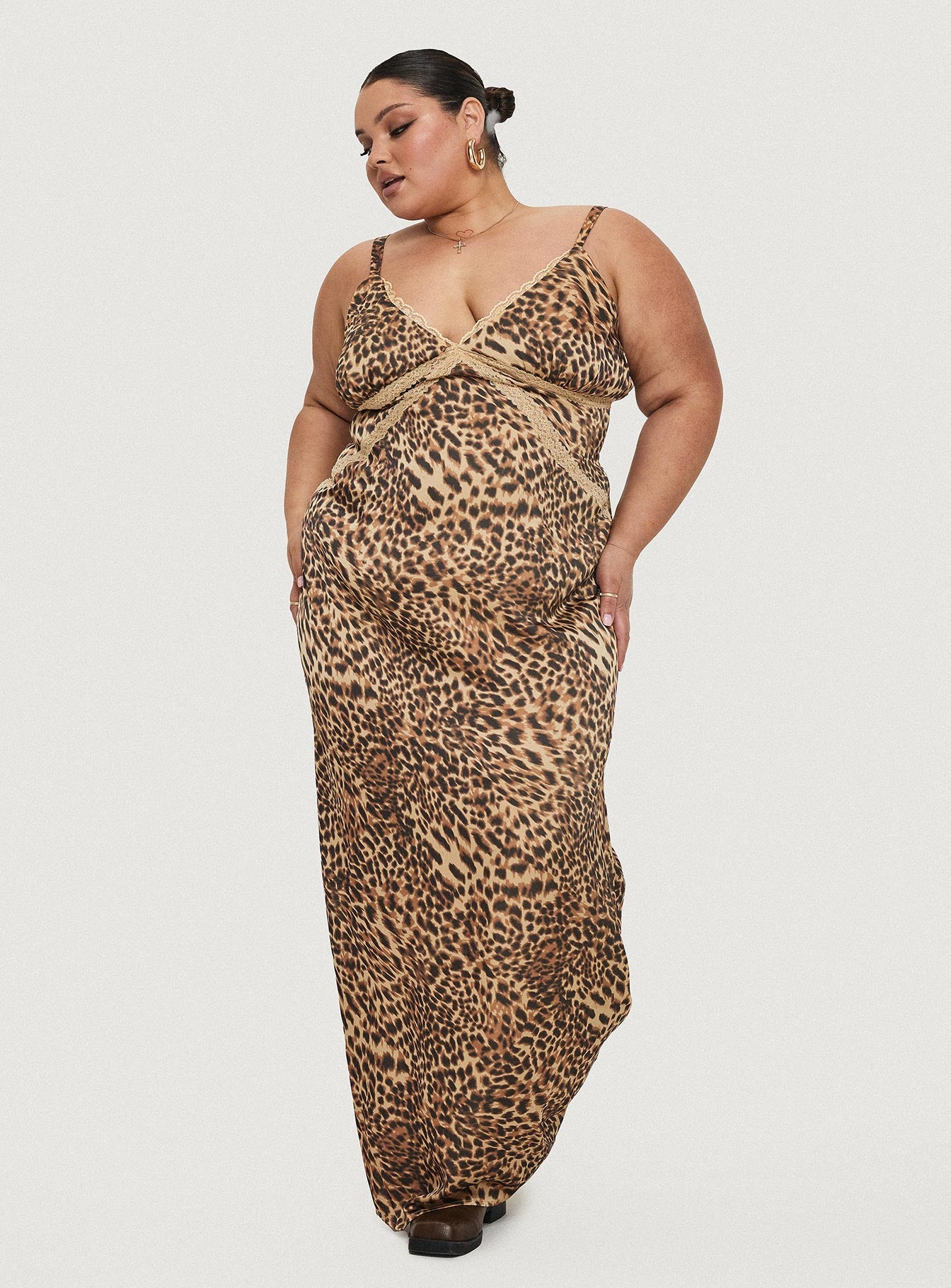 Sanctuary Maxi Dress Leopard Curve - Image 8
