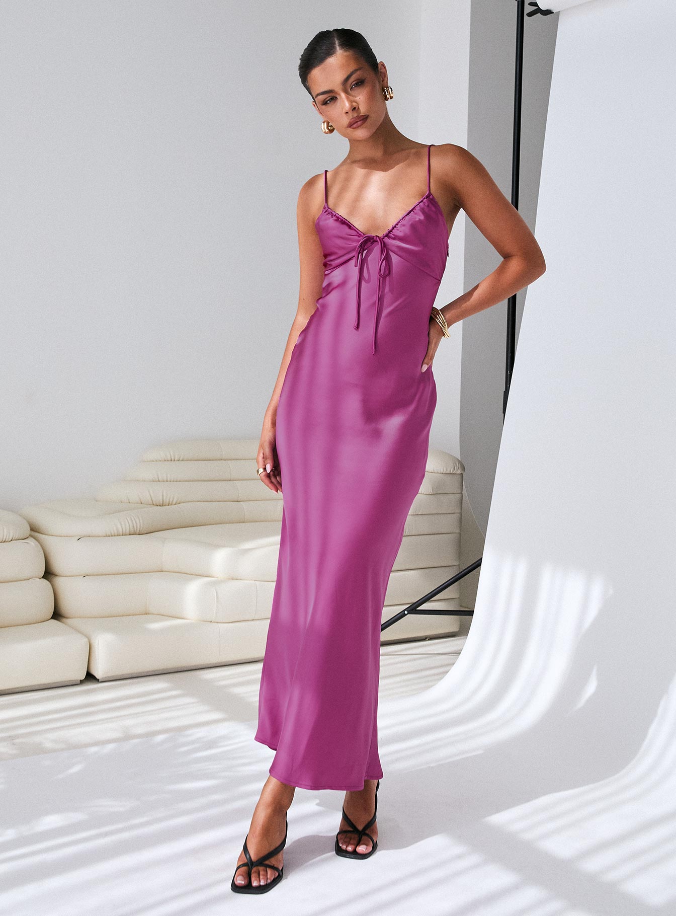 Maguire Maxi Dress Purple - Image 8