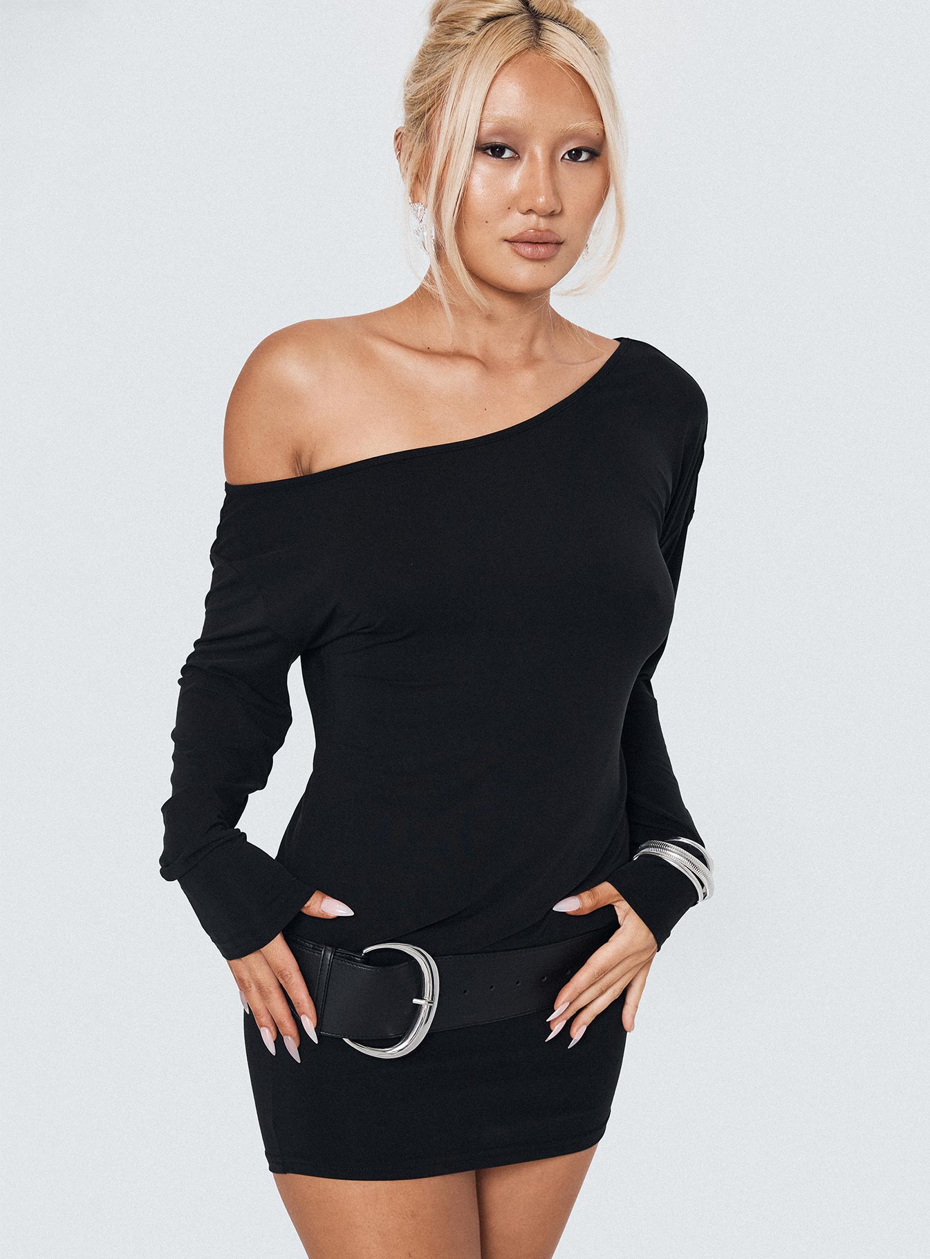 Shelisa Mini Dress Black - Image 8