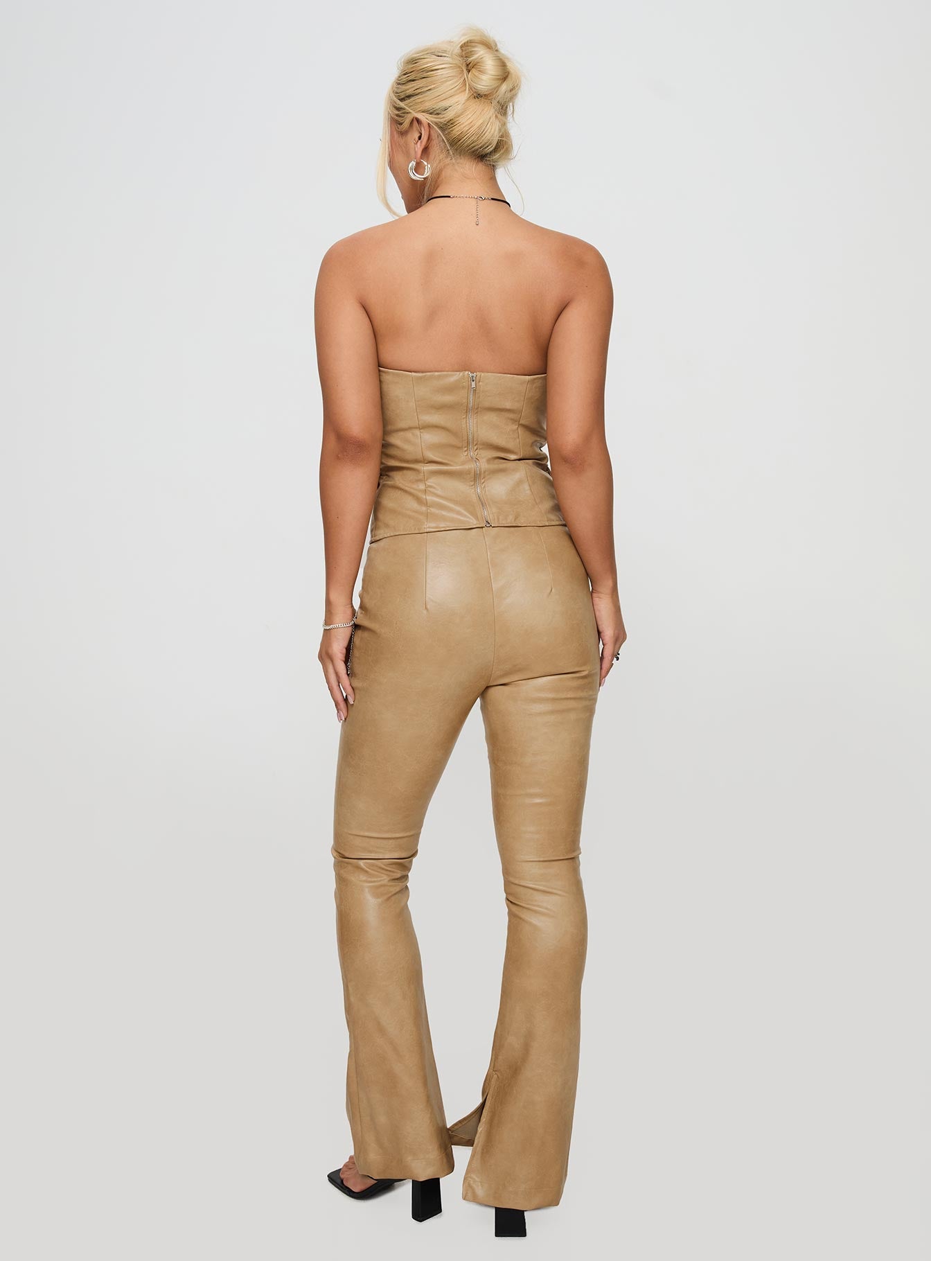 Roddie Lace Up Pants Brown - Image 6